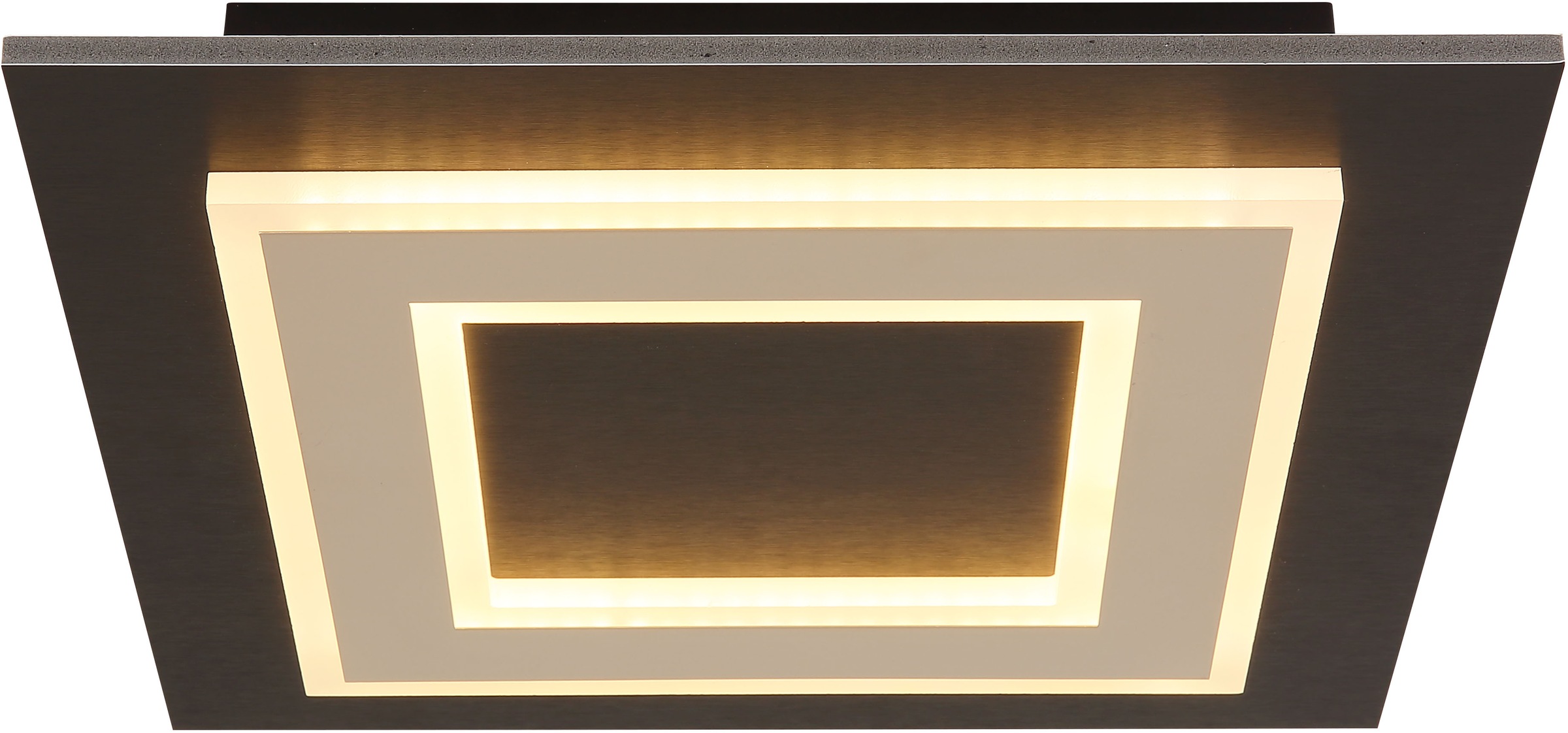 GLOBO LIGHTING LED Deckenleuchte »JAYDEN«, Leuchtmittel LED-Modul | LED fest integriert, Deckenlampe/quadratisch/Wohnzimmer/Schlafzimmer/elegant