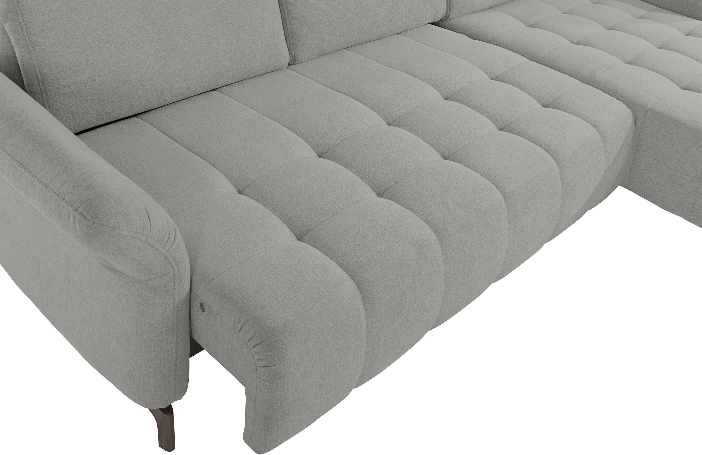 INOSIGN Ecksofa »Fresh L-Form«, Federkern, wahlweise Kopfteilverstellung und motorischer Vorziehsitz