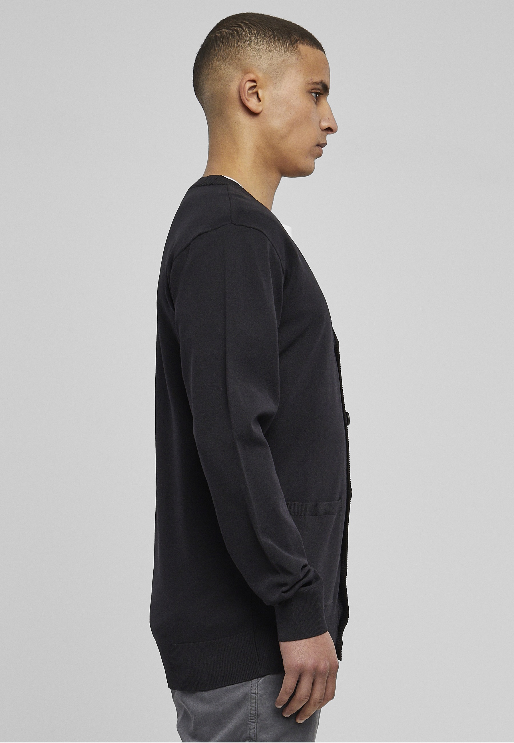 URBAN CLASSICS Cardigan »Urban Classics Herren Fine Cardigan« 1