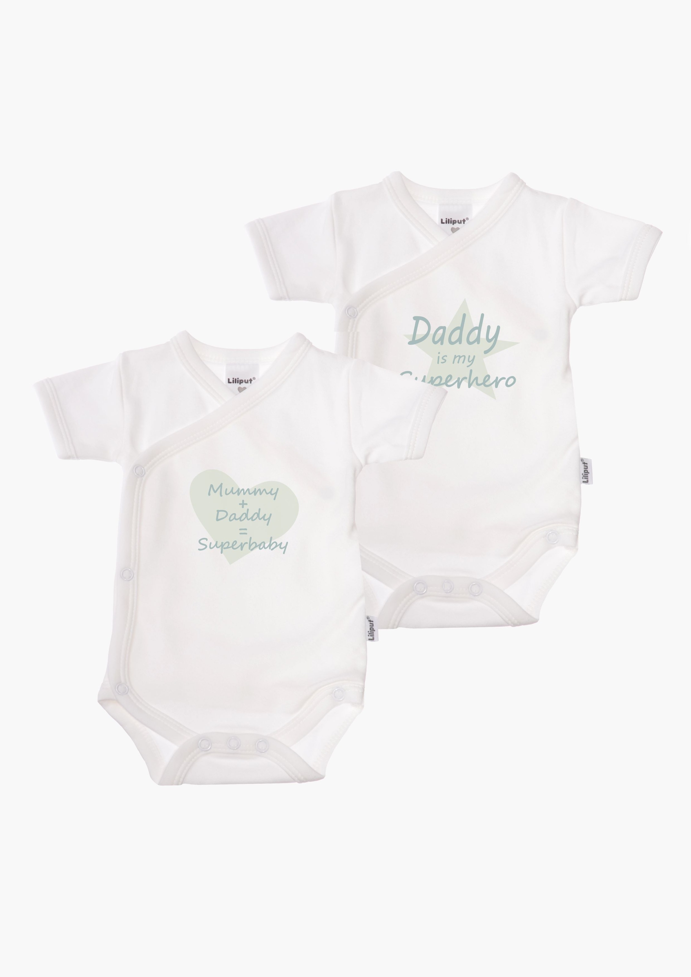 Thumbnail - Liliput Body "Superhero" 2 Stk. tlg., mit praktischer Druckknopfleiste