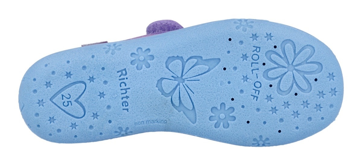 Richter Hausschuh »Mia«  Klettschuh, Kindergartenschuh, Größenschablone zum Download