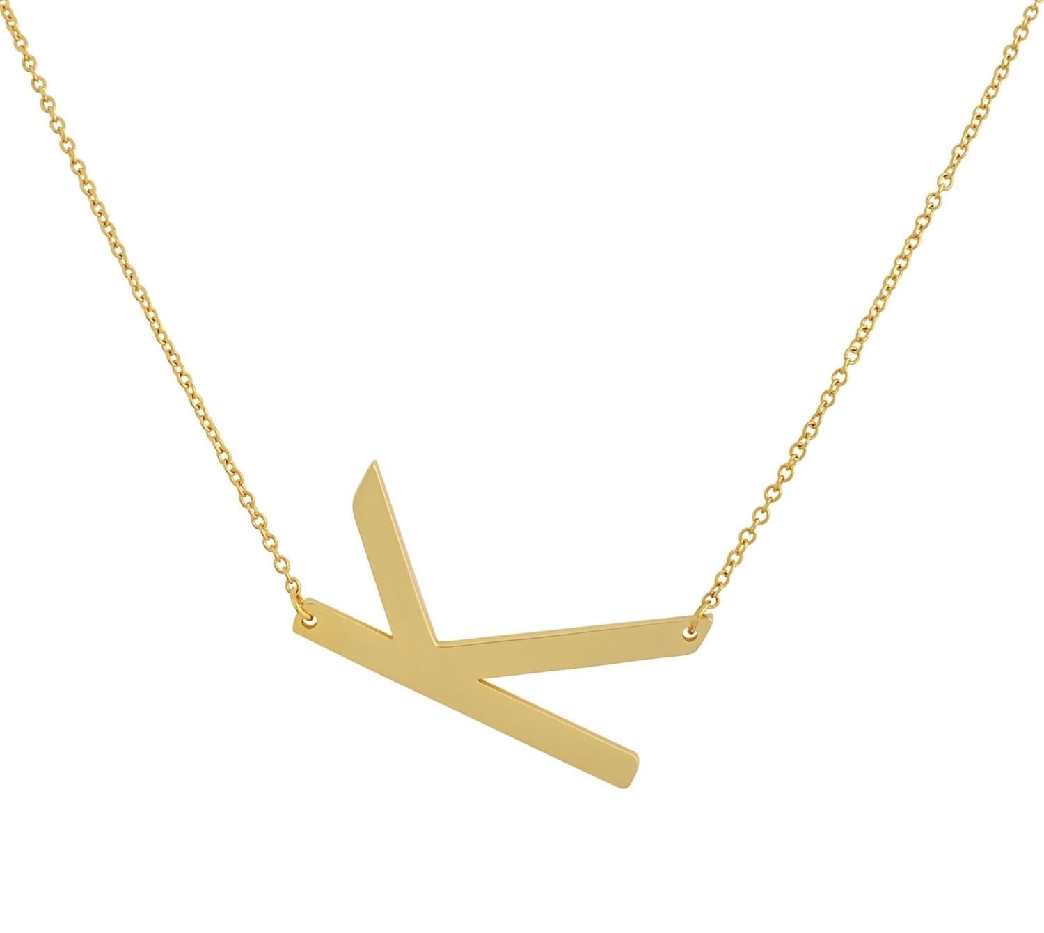 Adelia´s Kette ohne Anhänger »Halskette mit Anhänger – Buchstabe aus Edelstahl« Perfekt als Geschenk für besondere Menschen