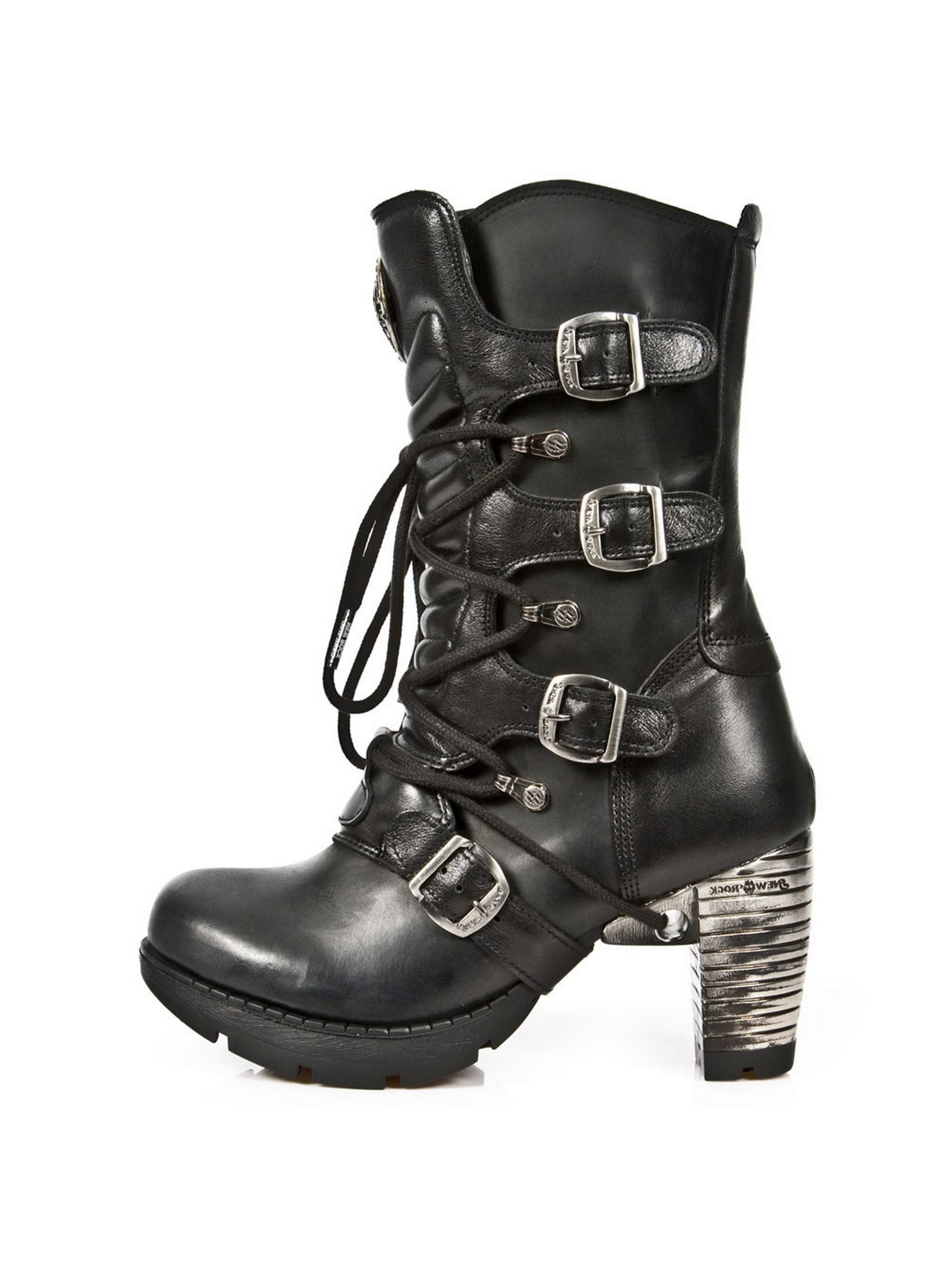 NEW ROCK Plateaustiefelette "High Heel Boots M-TR003-S1" Handgefertigt, Made in Spain