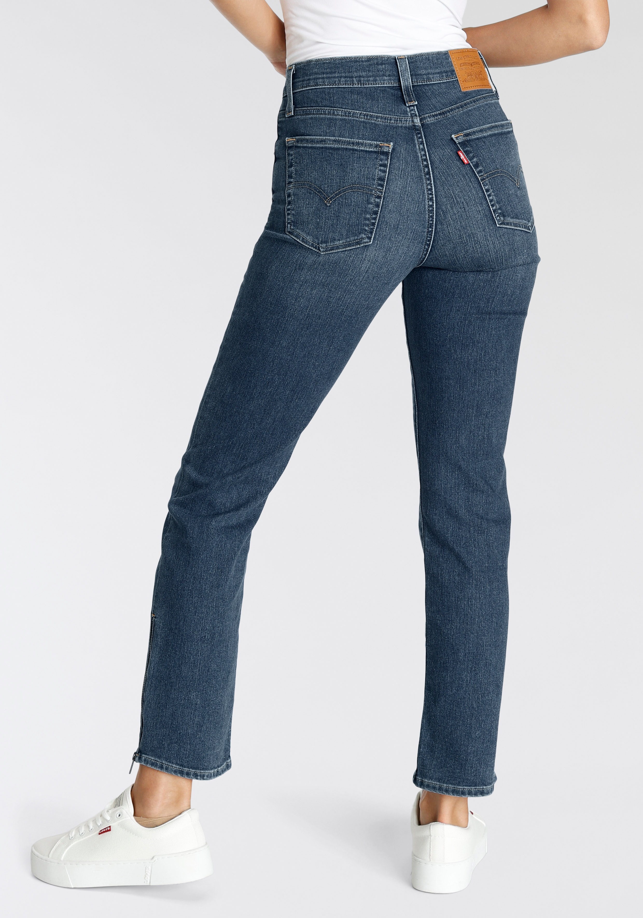 Thumbnail - Levis "724 BUTTON SHANK" mit Reisverschlussdetail am Saum