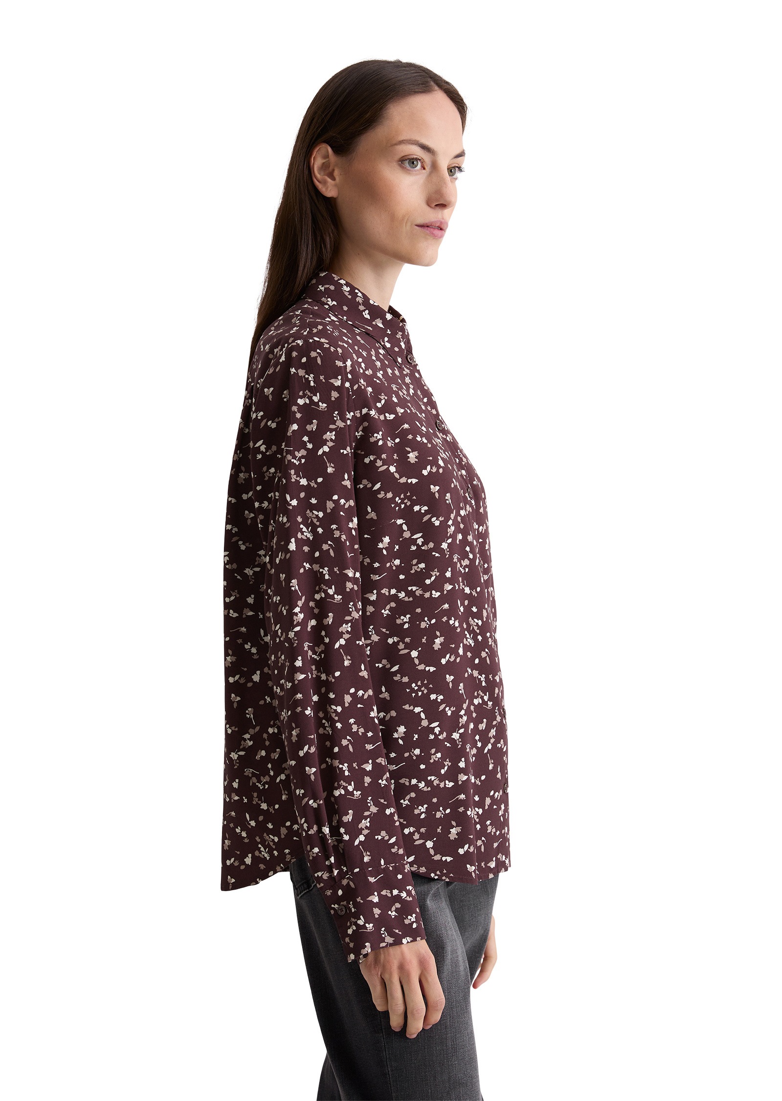 Marc OPolo Langarmbluse "aus fließender Viskose" günstig online kaufen