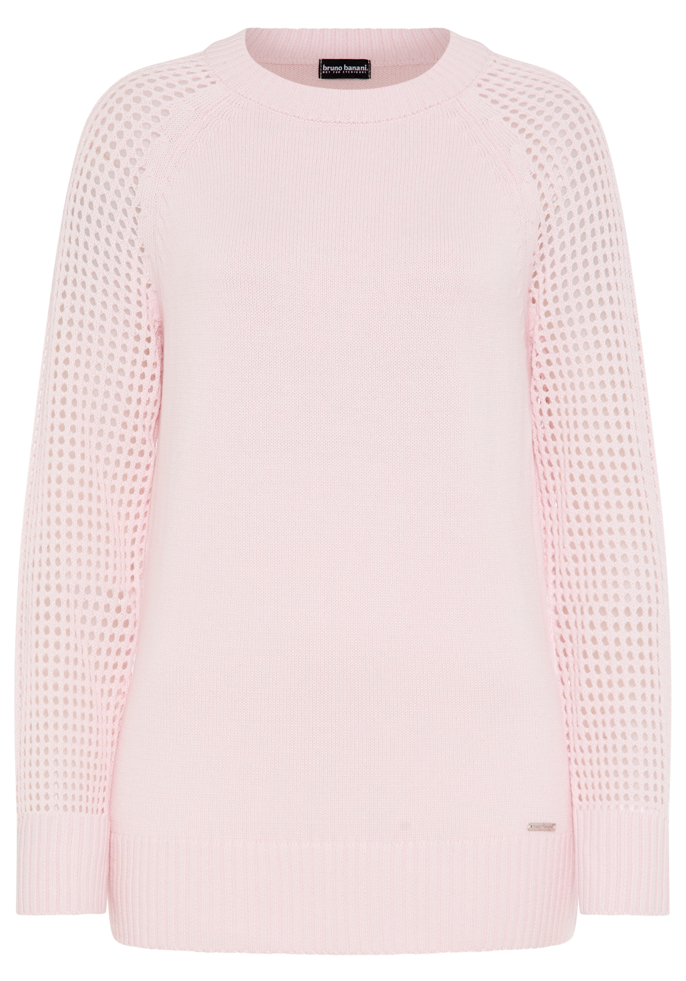 Bruno Banani Strickpullover aus Baumwolle mit Ärmel in Lochstrick