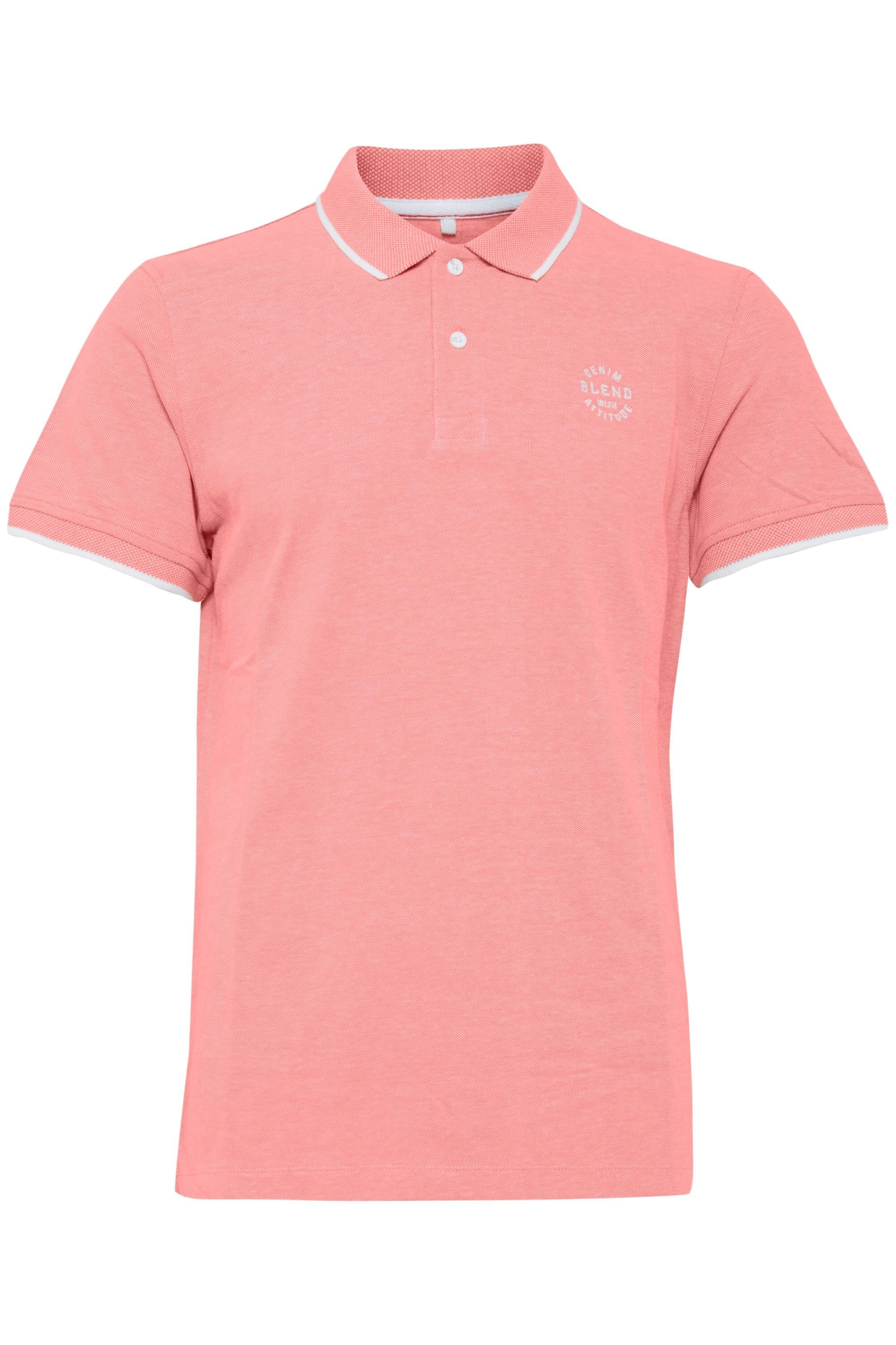 Blend Poloshirt "BHBhnate" Klassisches Poloshirt mit Brustprint günstig online kaufen
