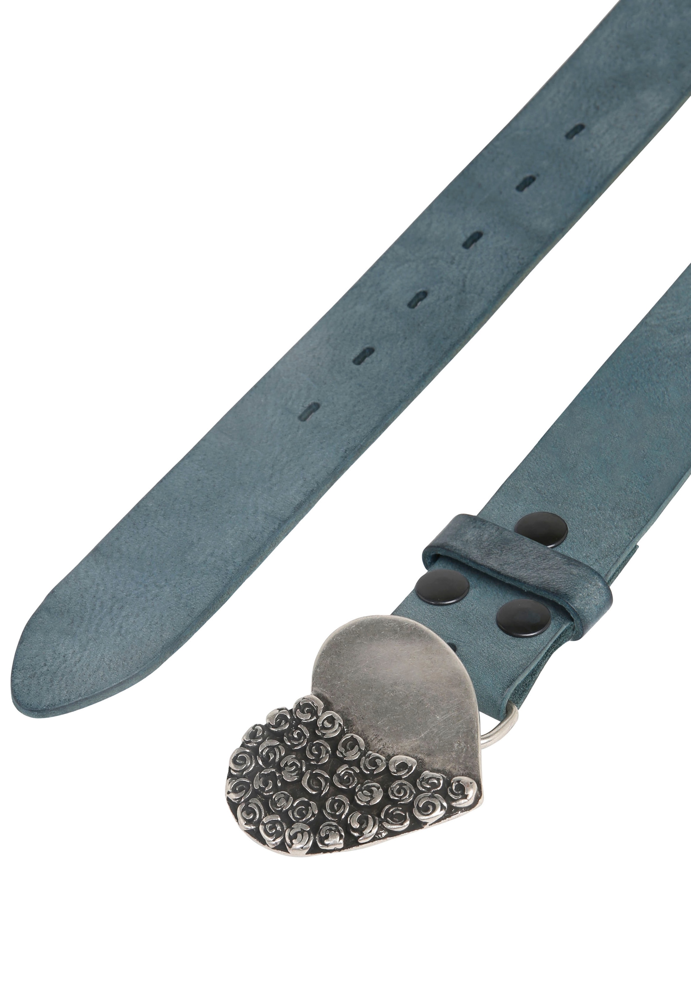 Rettungsring Gürtel Ledergürtel mit austauschbarer Schließe "Rosenherz Halb günstig online kaufen