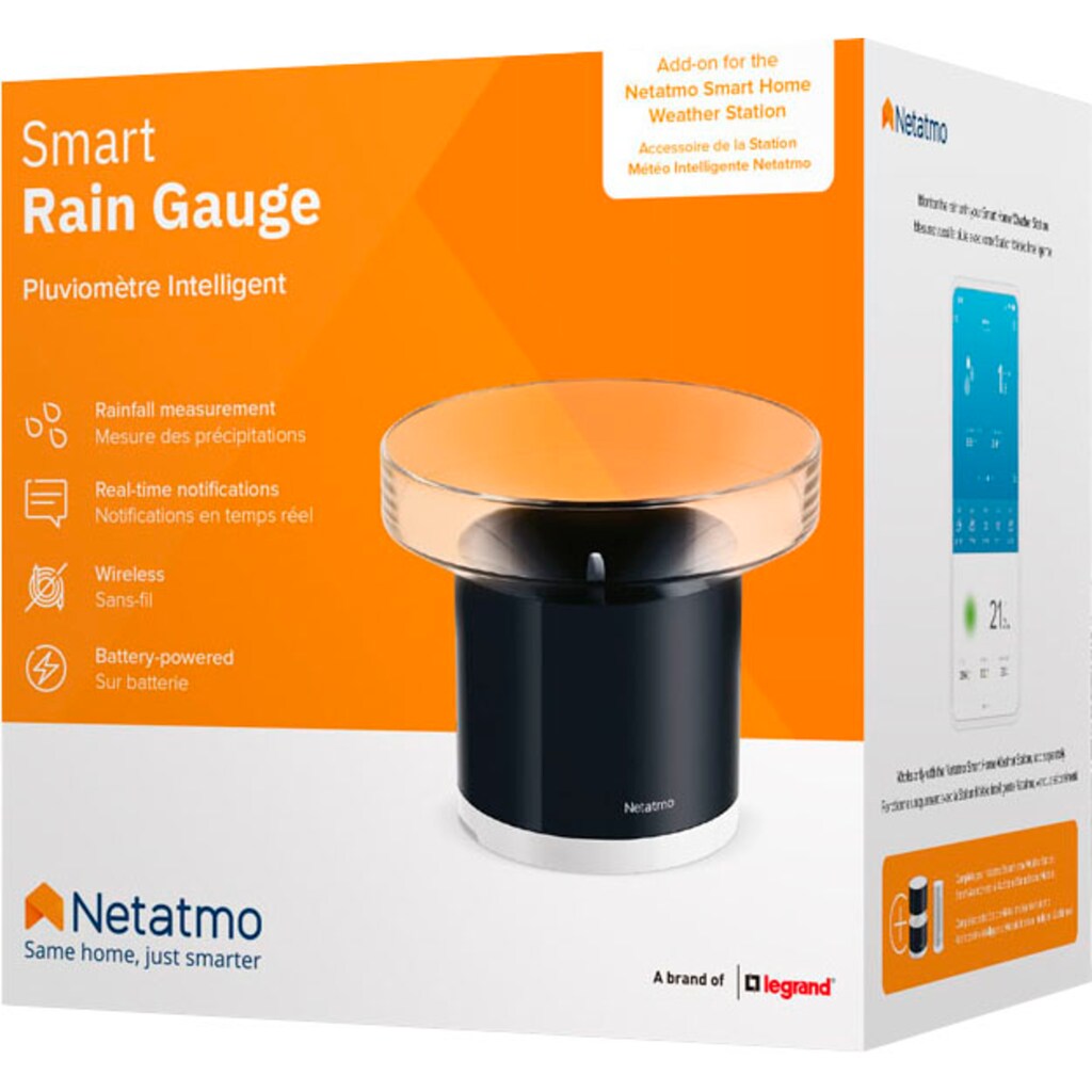Netatmo Wassersensor »Smarter Regenmesser«, (1 St.)
