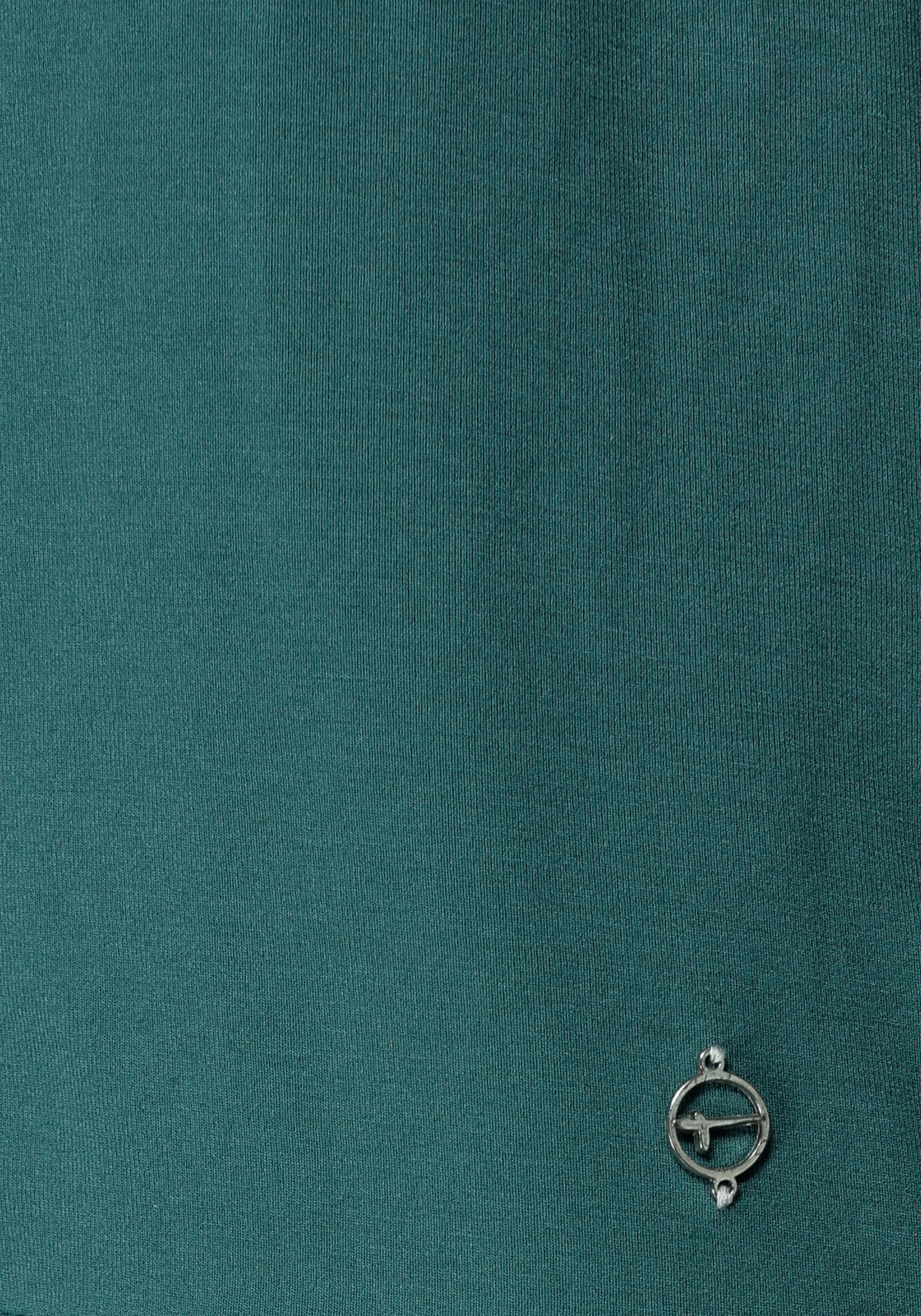 Tamaris T-Shirt, Kurzarm, Regular Fit, unifarben, mit Rundhalsausschnitt
