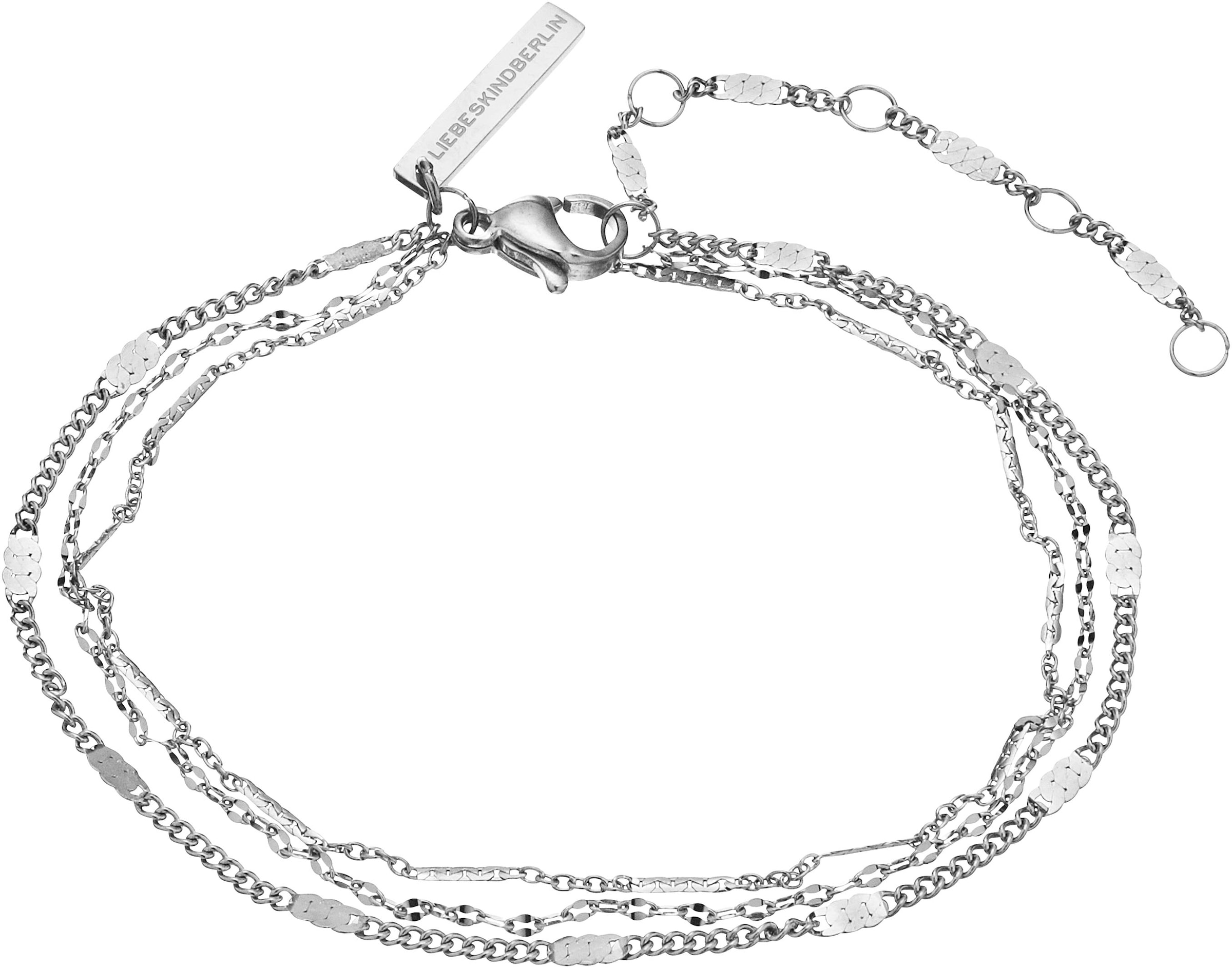 Armband »Schmuck Geschenk Edelstahl Armkette, LJ-0633-B-22, LJ-0634-B-22«