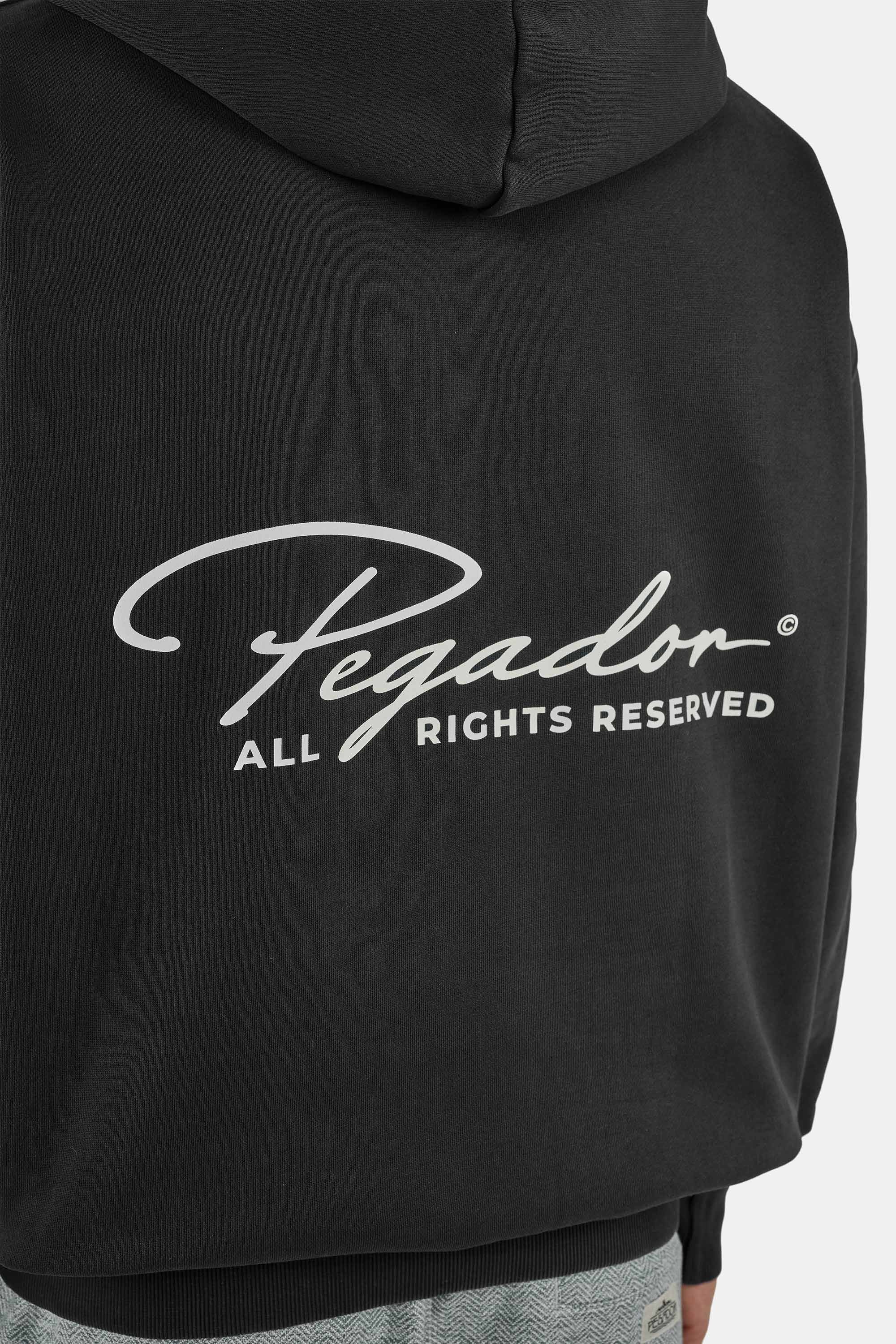 PEGADOR Pike Hoodie Vintage Black XL 3