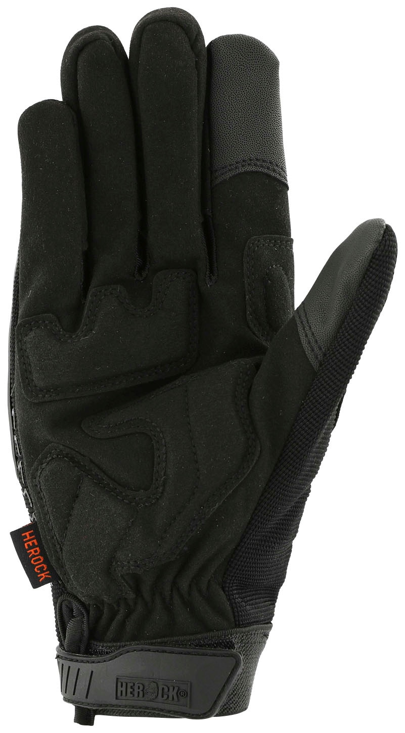 Black Friday Herock Montage-Handschuhe »Spartan«, Zeigefinger Daumen Stretch, und Strapazierfähiger Touchscreen-PU an | BAUR