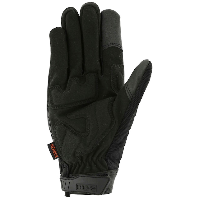 Black Friday Herock Montage-Handschuhe »Spartan«, Strapazierfähiger Stretch,  Touchscreen-PU an Zeigefinger und Daumen | BAUR