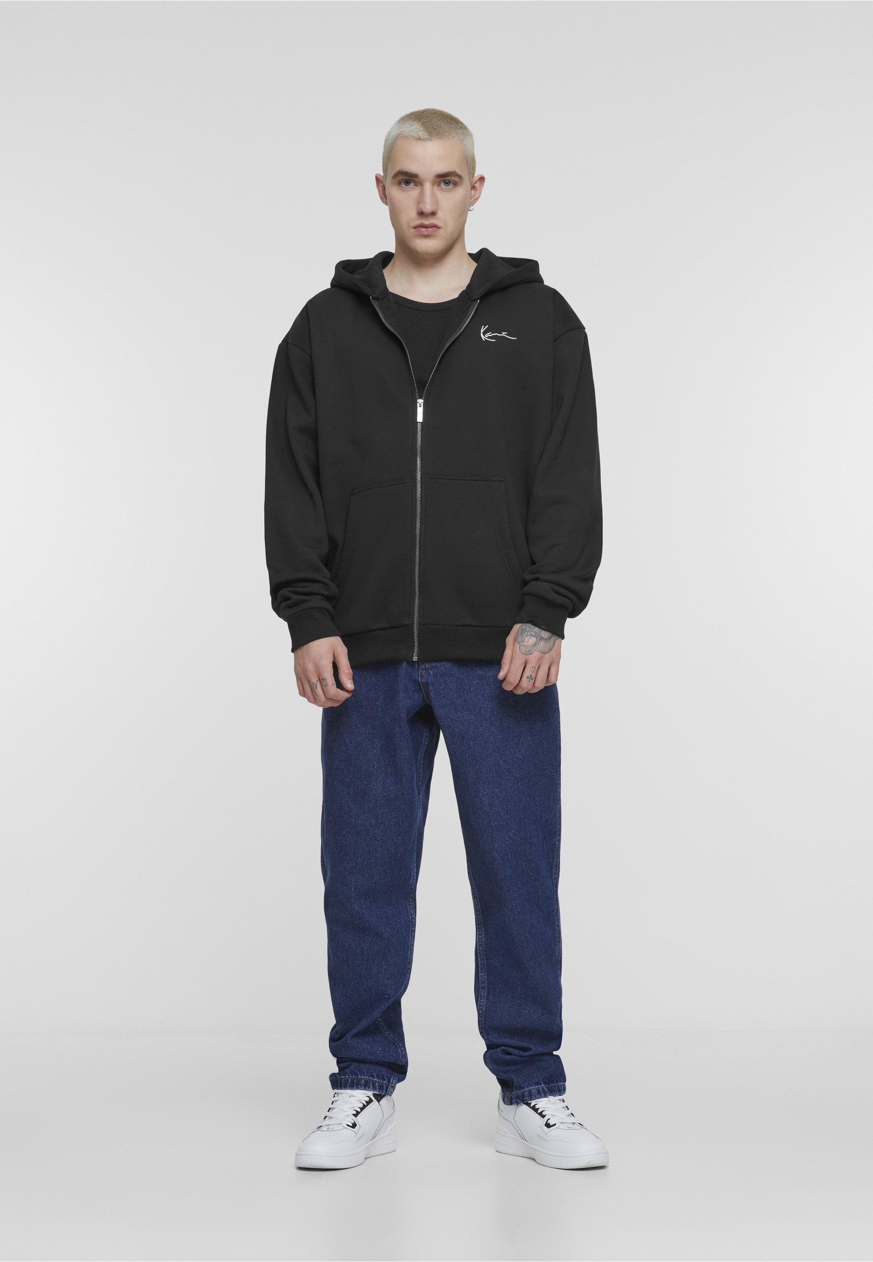 Karl Kani Bequeme Jeans »Karl Kani Herren KK Small Signature Tapered Five Pocket Denim«