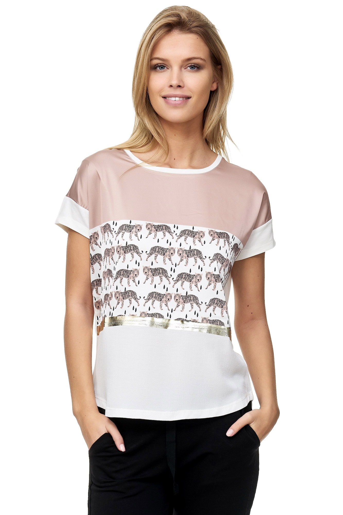 Decay T-Shirt, mit Animal - Muster 3678936