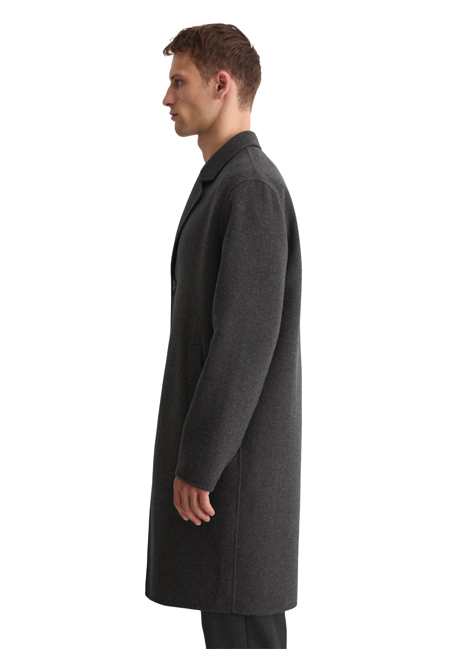 Marc OPolo Wollmantel "aus recyceltem Double-Face-Wool-Mix" günstig online kaufen