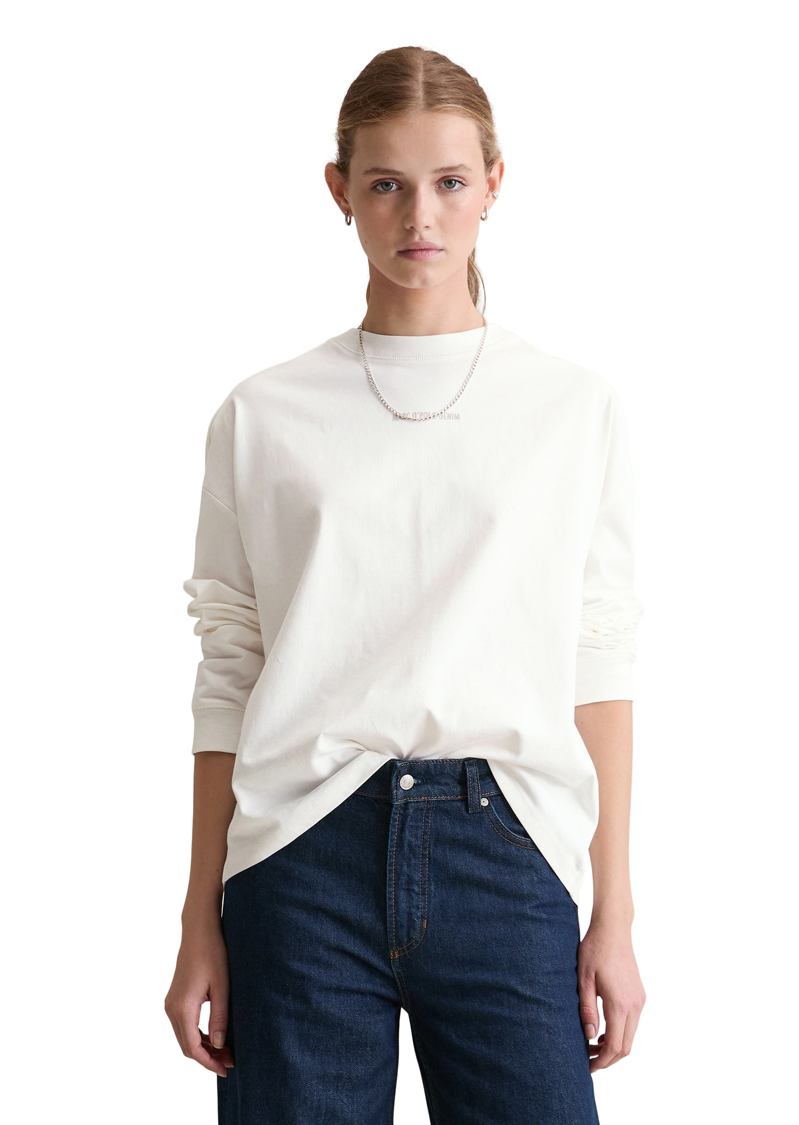 Marc OPolo DENIM Langarmshirt "aus Organic Cotton" günstig online kaufen