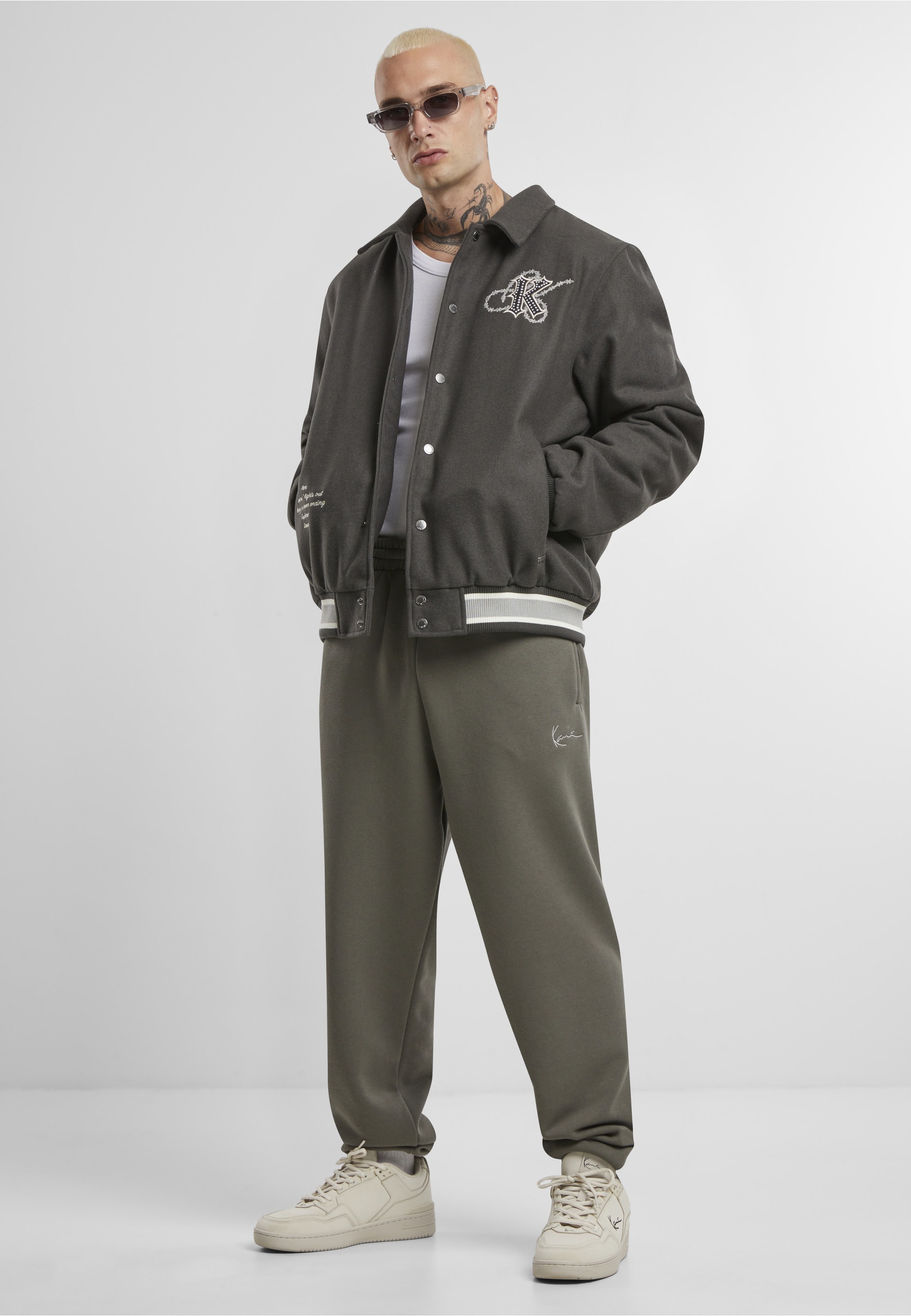 Karl Kani Collegejacke »Karl Kani Kani Snow Tiger College Jacket« 1 Stk. tlg. ohne Kapuze