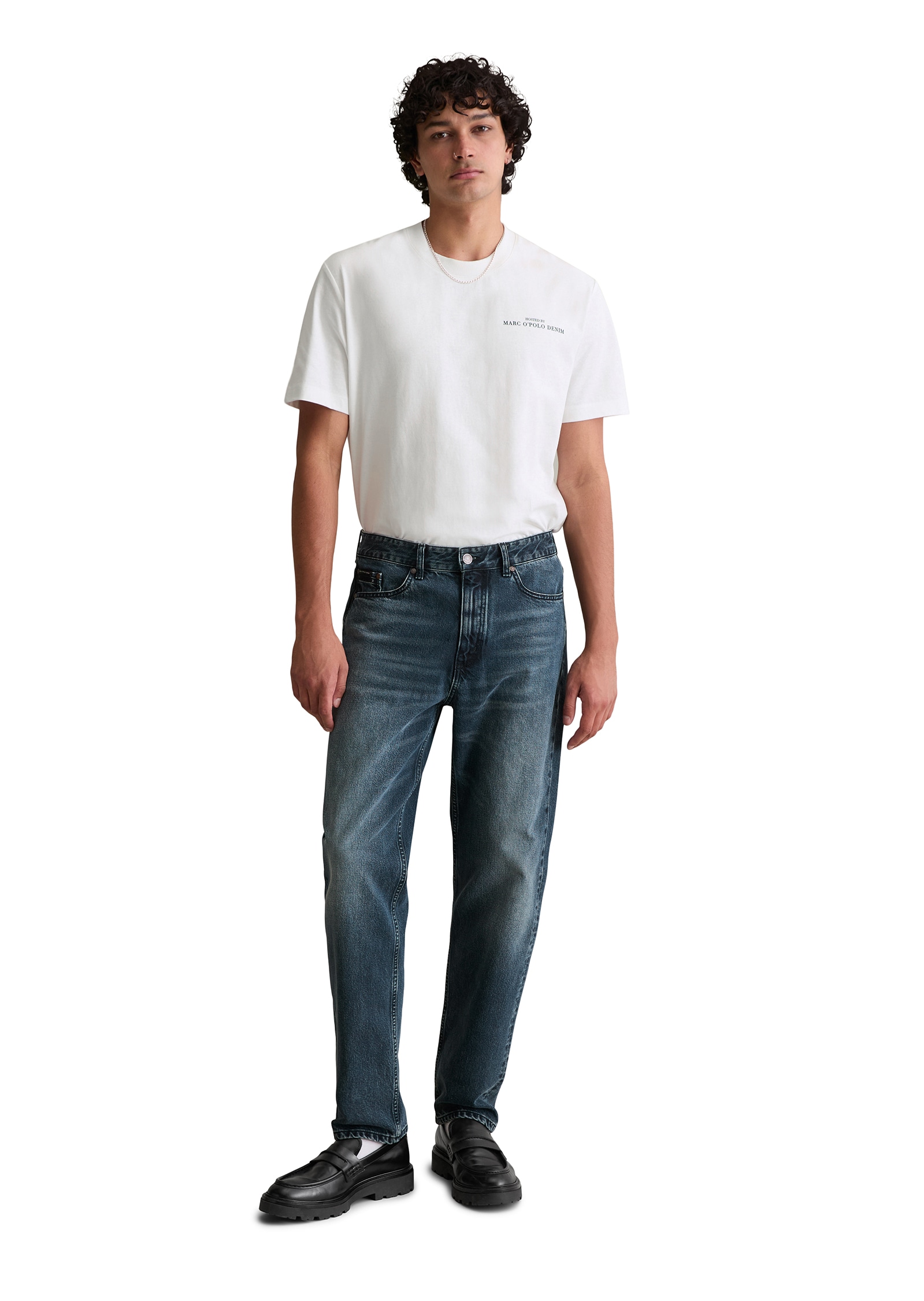 Marc O'Polo DENIM Tapered-fit-Jeans »Runne«, tapered fit, reine Bio-Baumwolle