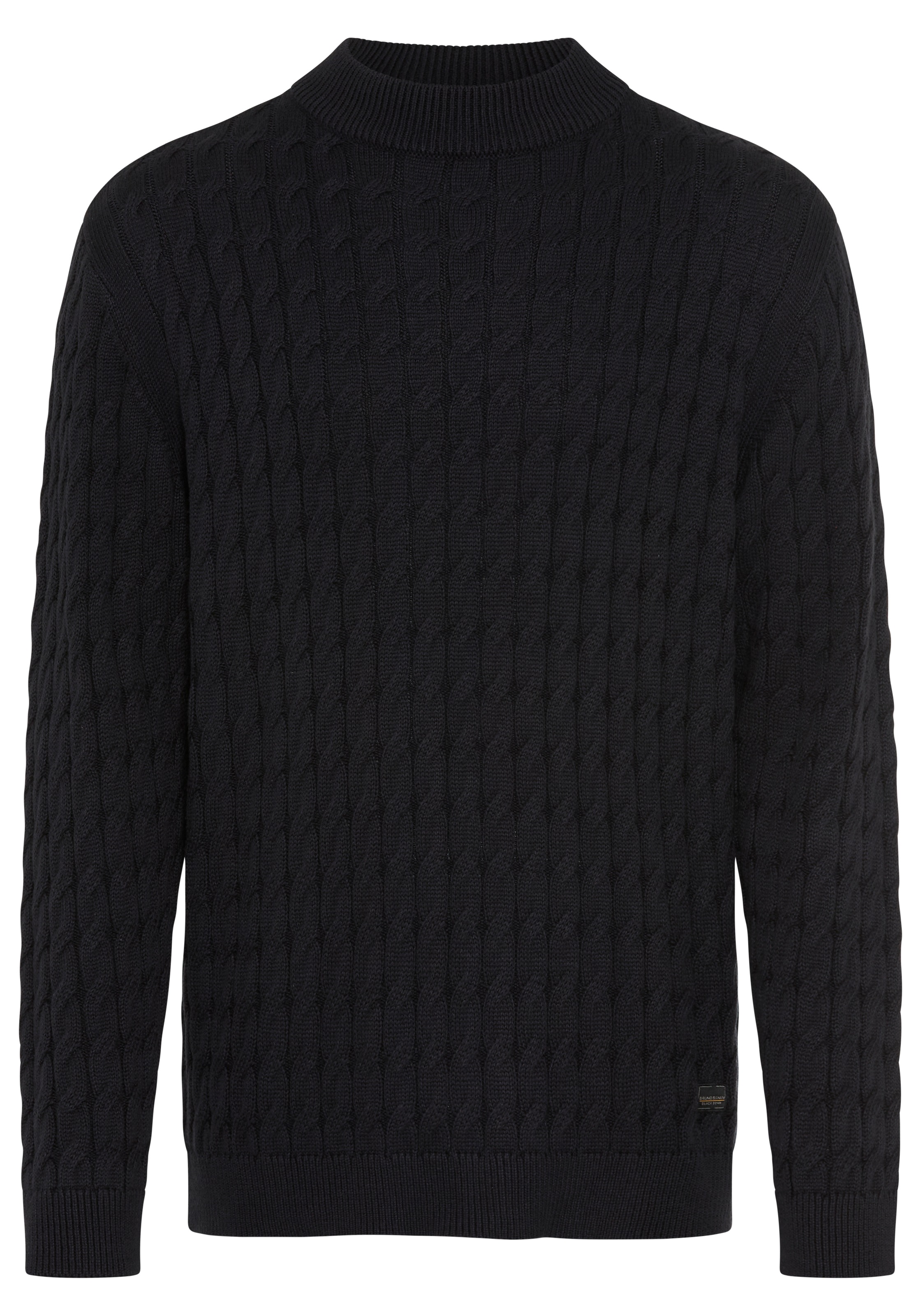 Bruno Banani Stehkragenpullover aus Strick, Regular Fit, mit normaler Länge