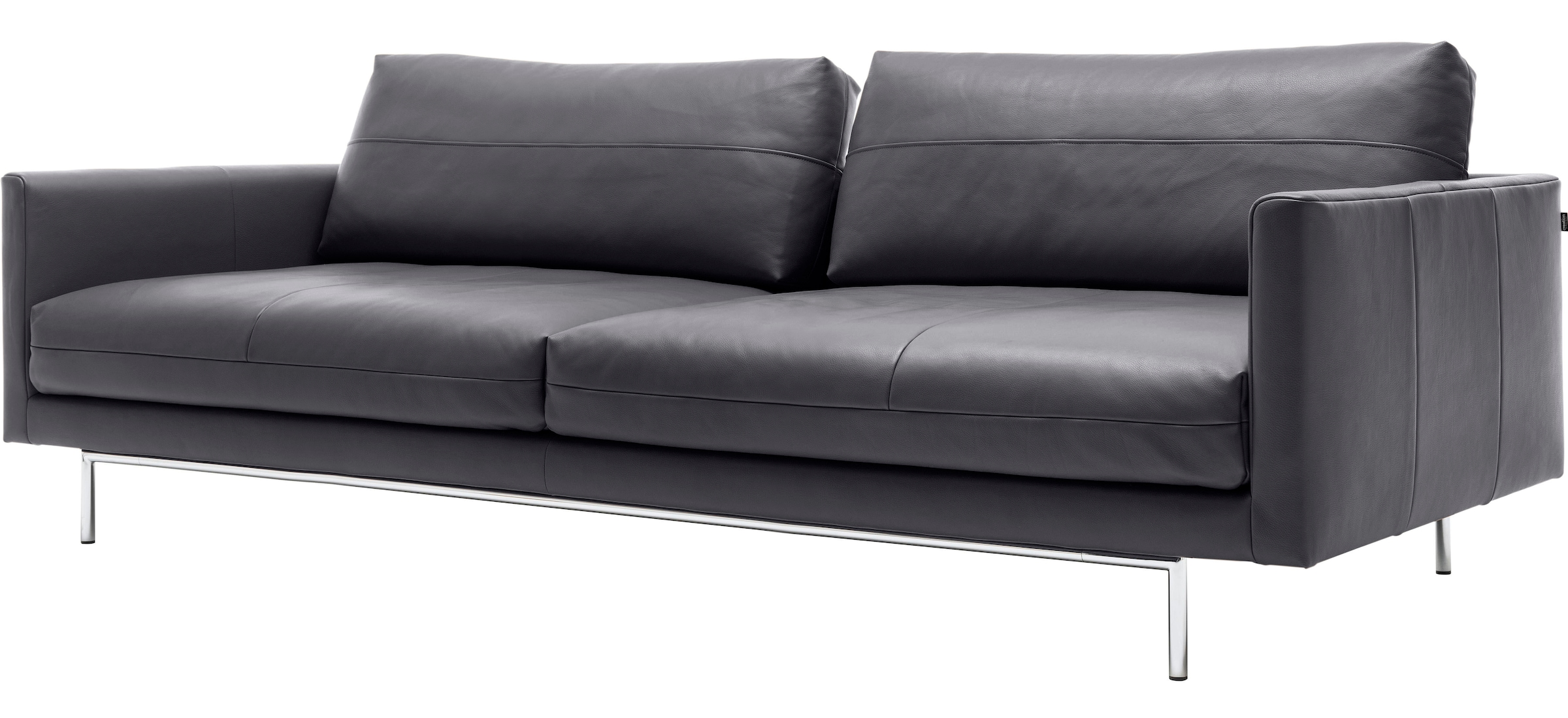 Creation BY ROLF BENZ 3,5-Sitzer »CR.414, Designsofa, edles Sofa, Loungesofa, Ledersofa, klares Design«, aus Leder oder Chenille, erstklassiger Sitzkomfort, legere Polsterung