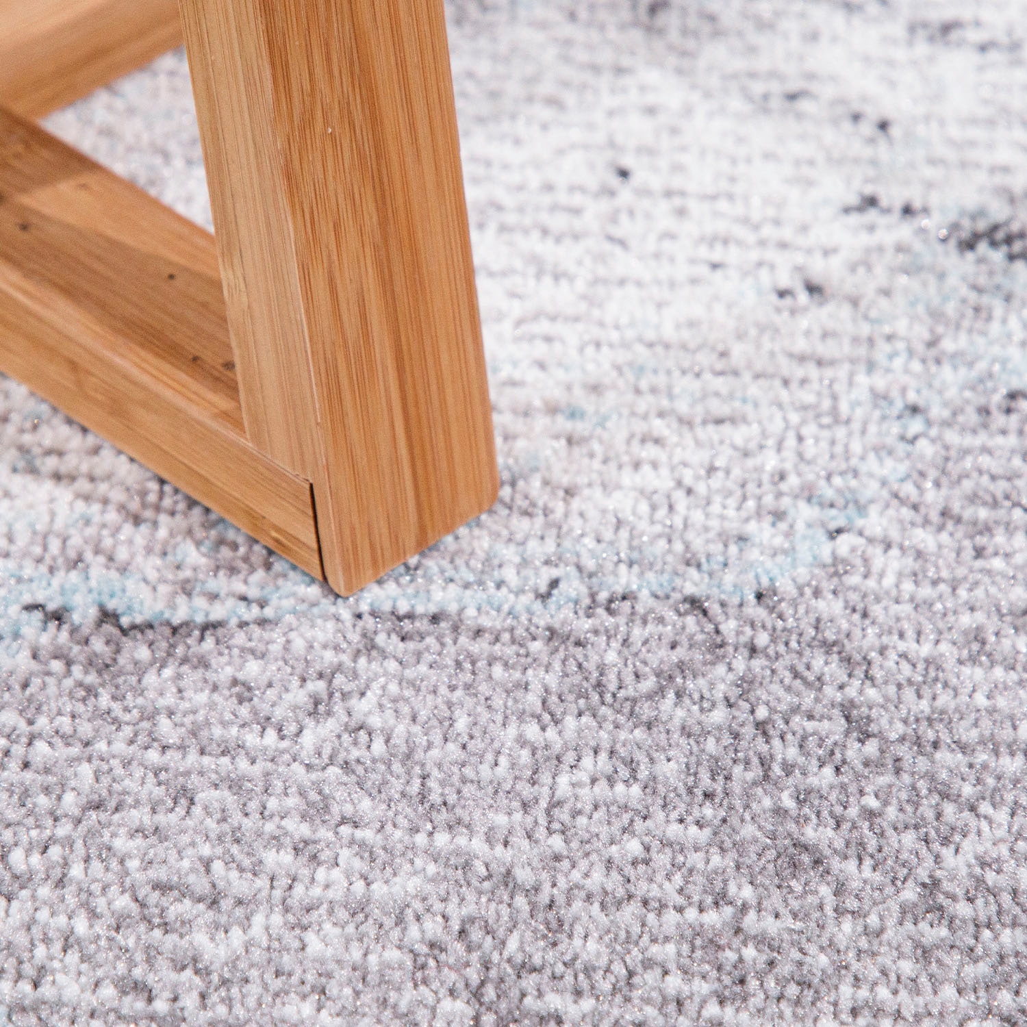 Paco Home Teppich »Mero 105«, rechteckig, 16 mm Höhe, Kurzflor, modernes Design, melierte Used-Optik