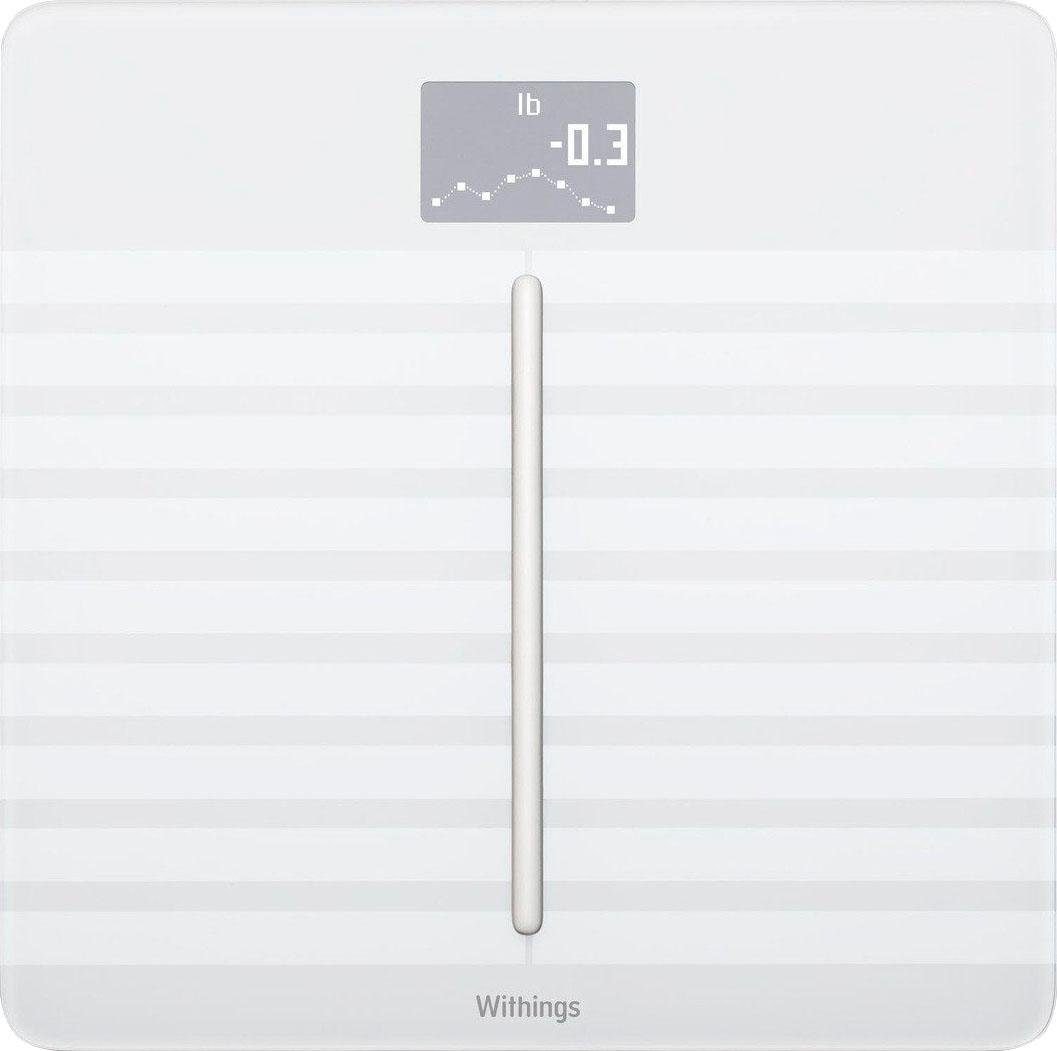 Withings Körper-Analyse-Waage »Body Cardio, Bluetooth und W-Lan fähig«, zeigt Körperfettanteil (KFA), Muskelmasse, Wasseranteil
