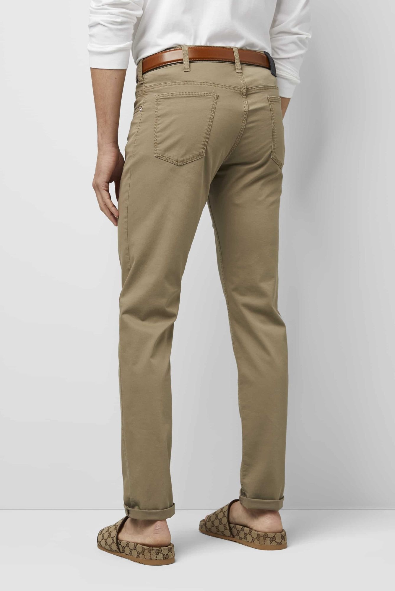 MEYER Stoffhose »M5 Slim«, Five-Pocket