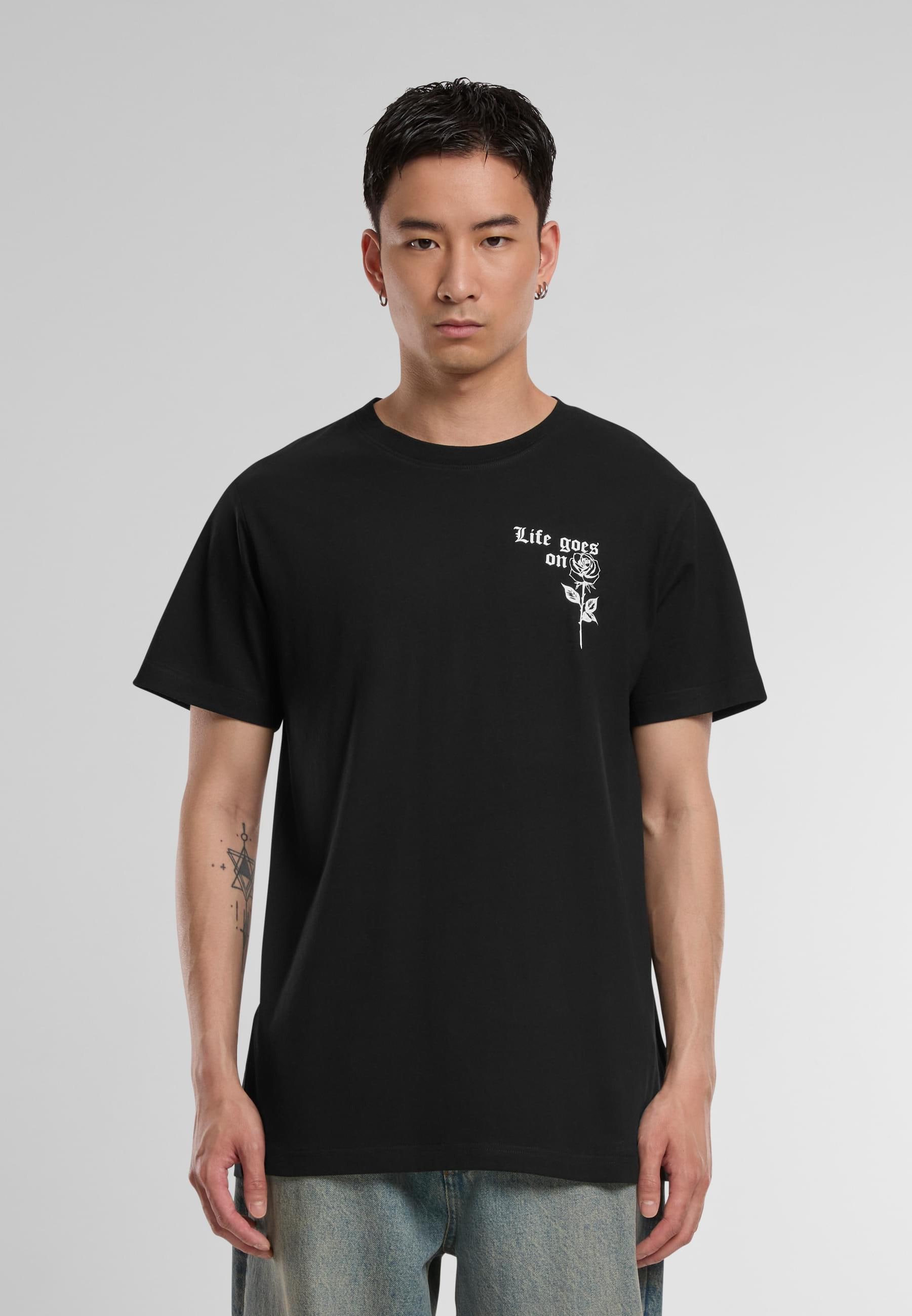MisterTee T-Shirt »MisterTee Life Goes On Tee«, (1 tlg.)