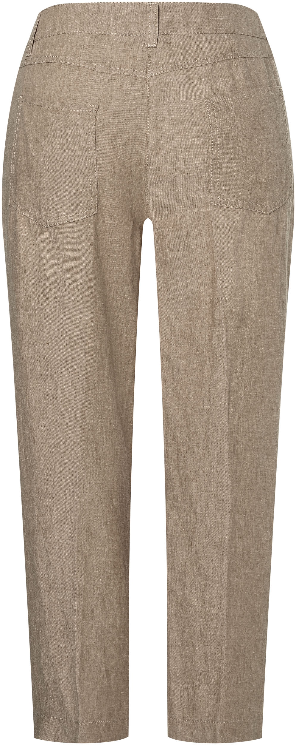 MAC Leinenhose »NORA cropped«, temperaturausgleichend und angenehm auf der Haut