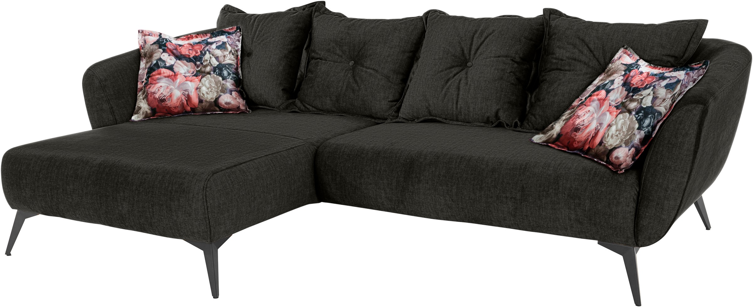 INOSIGN Ecksofa "Baggio romantische Polsterecke, bequem, Breite 277cm, L-Fo günstig online kaufen