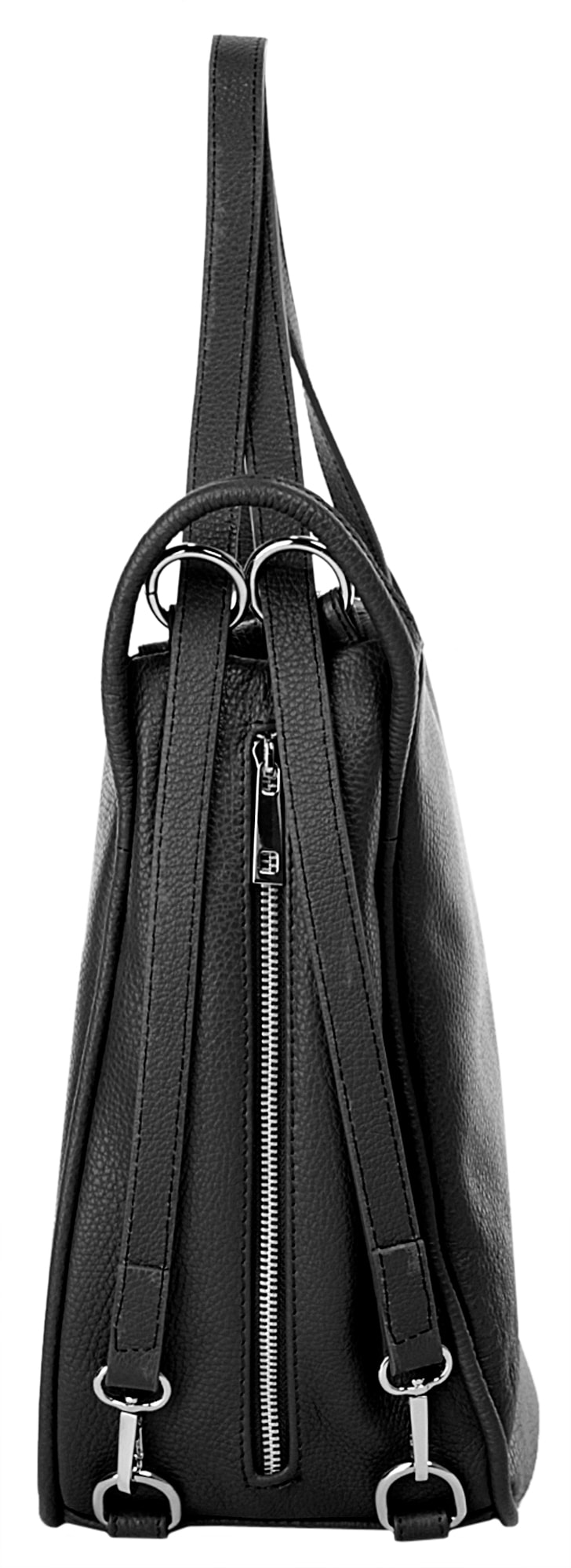 X-Zone Cityrucksack, echt Leder, Made in Italy