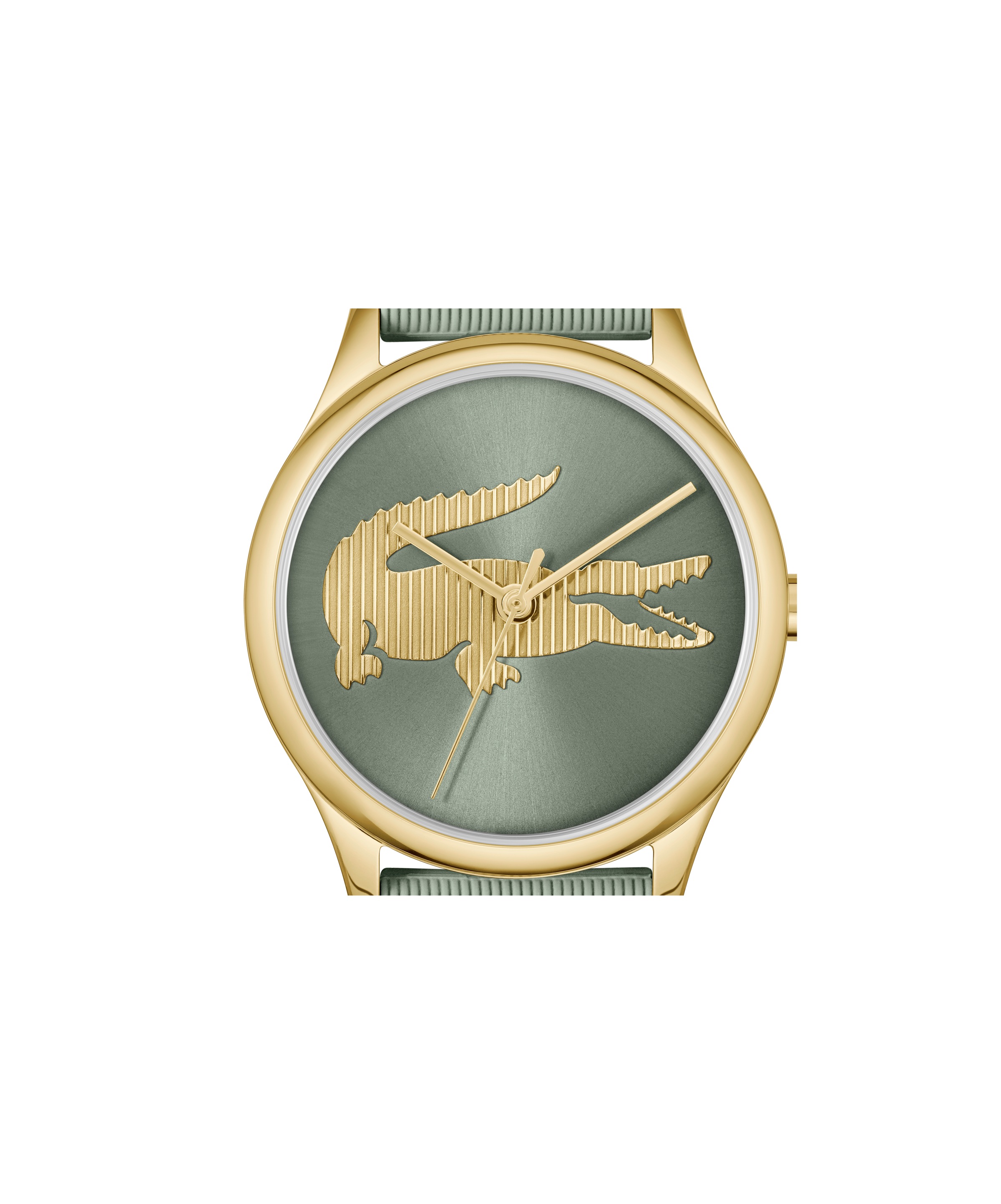 Lacoste Quarzuhr »CROCODELLE« Armbanduhr, Damenuhr, Silikonarmband, analog