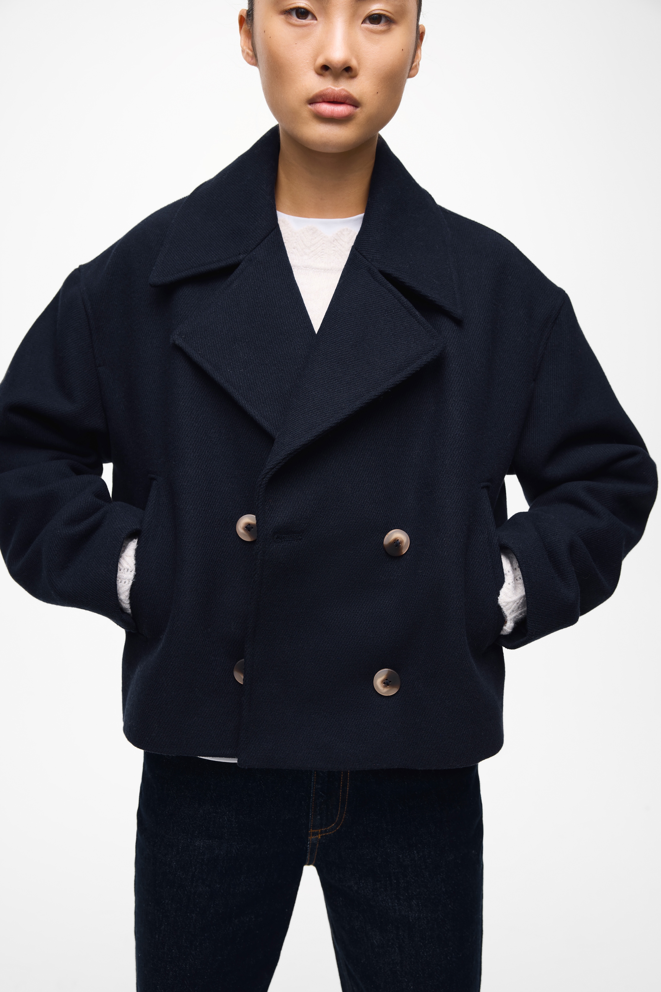 Vila Kurzjacke "VIKAMINA L/S V-NECK JACKET - NOOS" günstig online kaufen