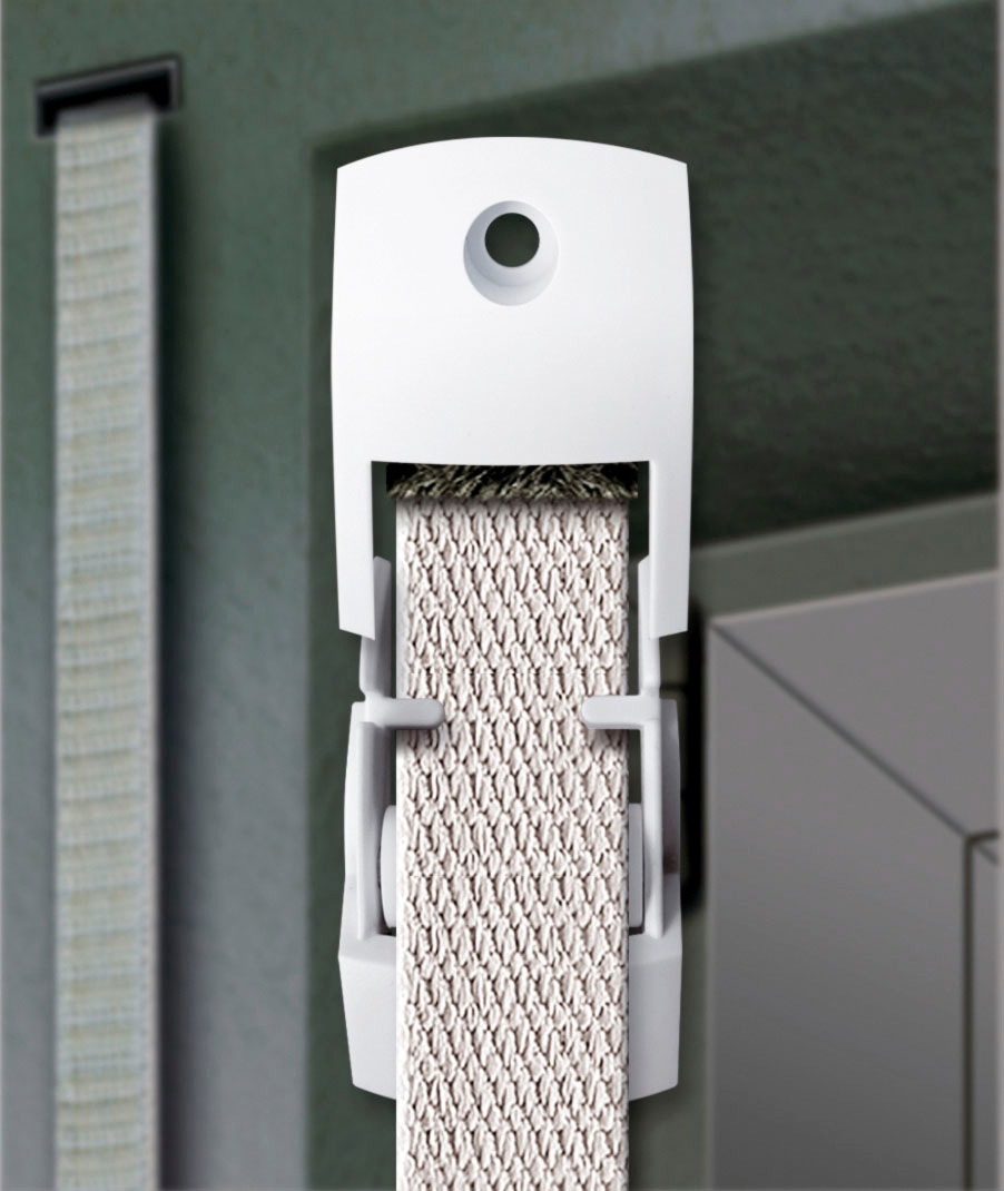 SCHELLENBERG Rollladen-Gurtführung »Duo für das Rollladensystem Mini« Set, 1 Stk. tlg. inkl. Zugluftdichtung und Gurtleitrolle