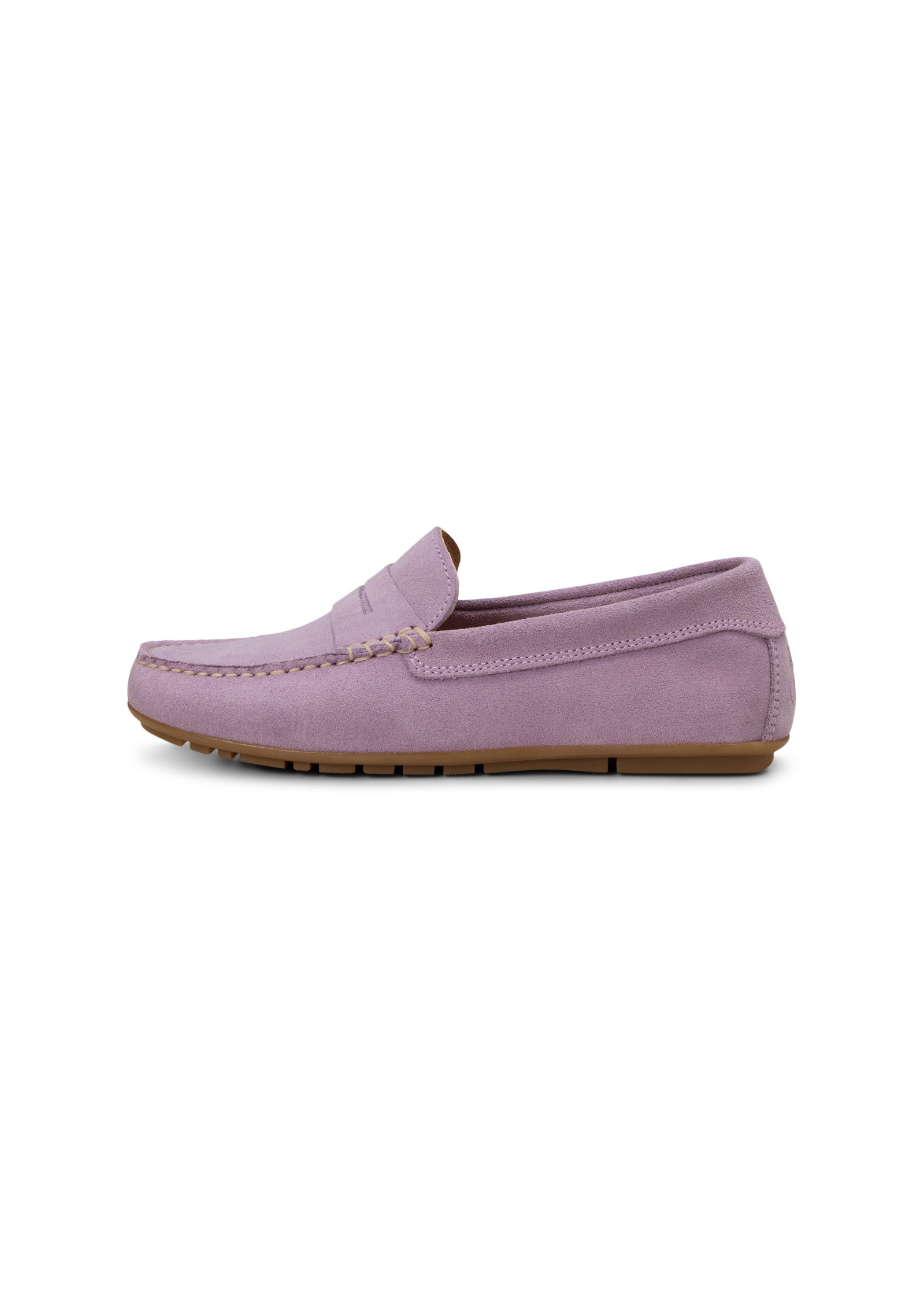 Mokassin MARC O'POLO "aus Velours-Rindleder", Damen, Gr. 39, dusty lavender, Obermaterial: 100% Leder (Rind), unifarben, Schuhe Mokassin 2