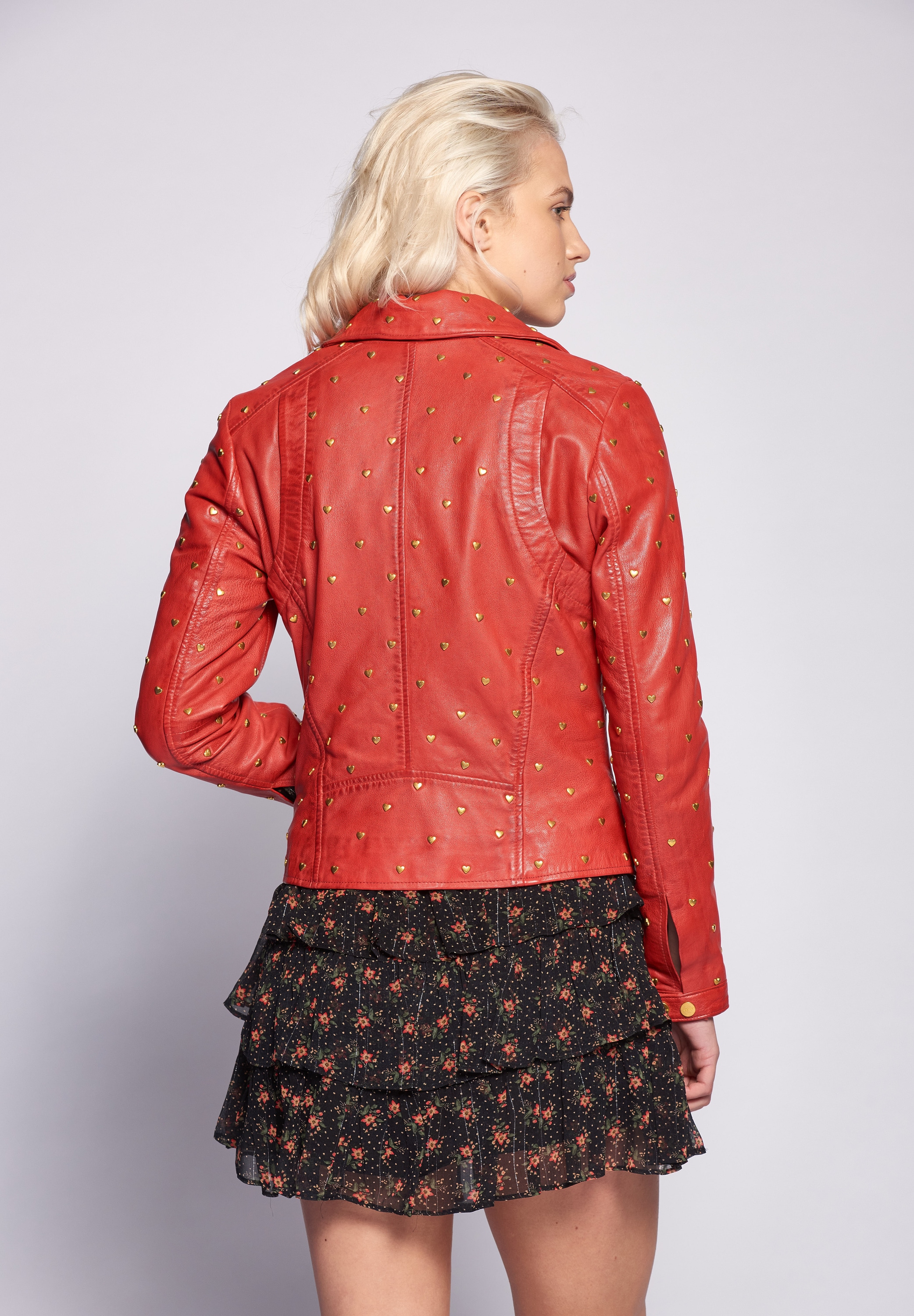 Maze Lederjacke »Heart«