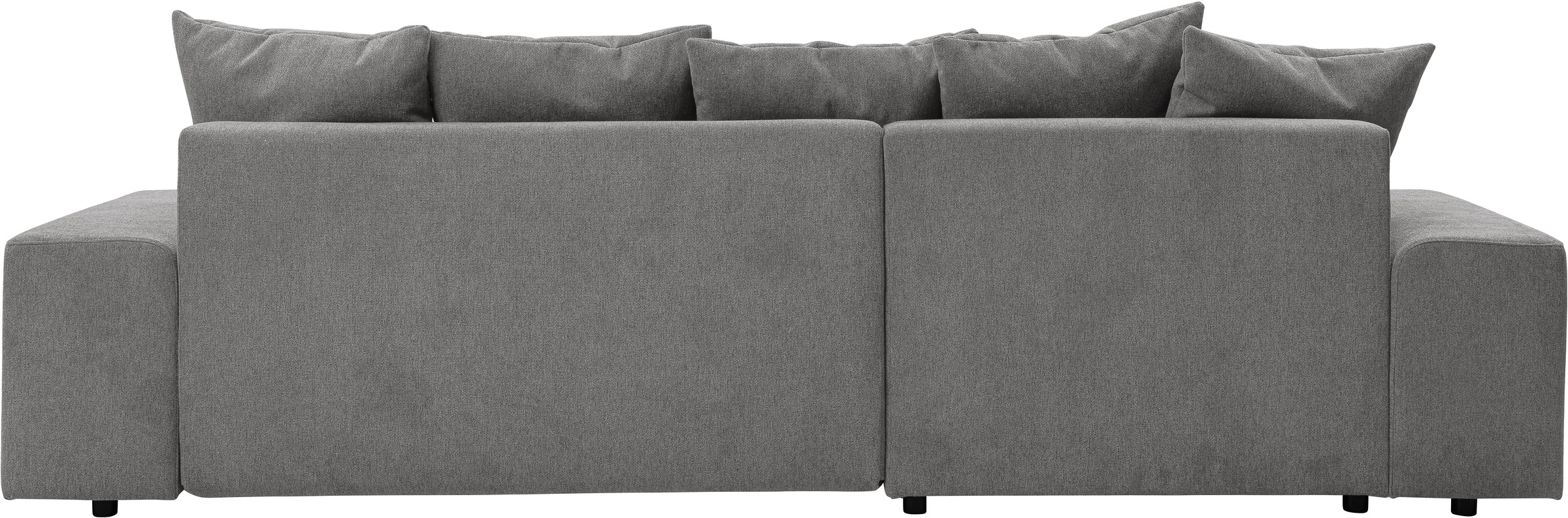 WERK2 Ecksofa »Riwa, modernes Sofa zum Kuscheln und Entspannen, Breite 300cm, L-Form«, Trendiges Ecksofa mit vielen Kissen, Schlaffunktion & Bettkasten