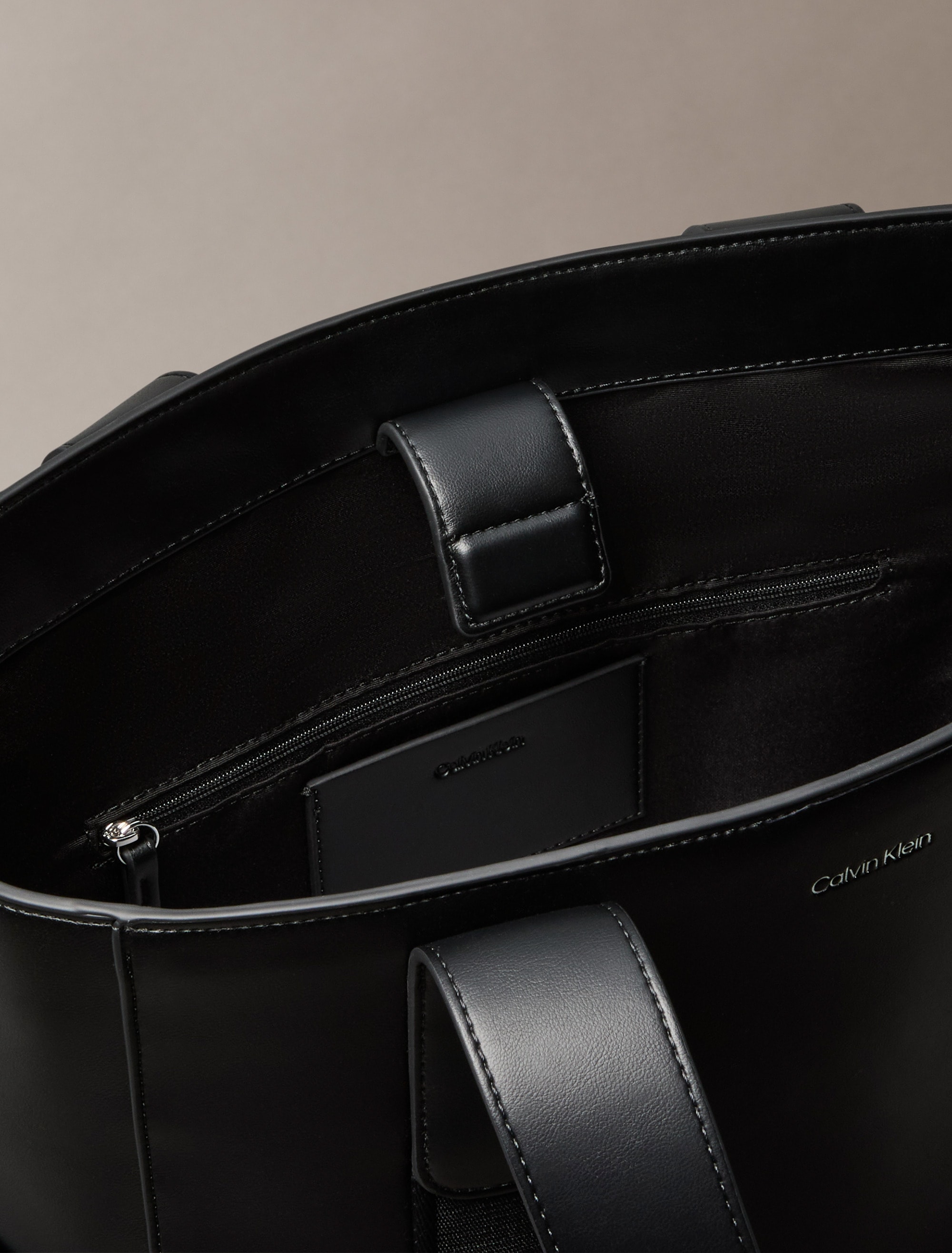 Calvin Klein Tragetasche »WEBBING STRAP TOTE«, Henkeltasche, Schultertasche, Handtasche Damen