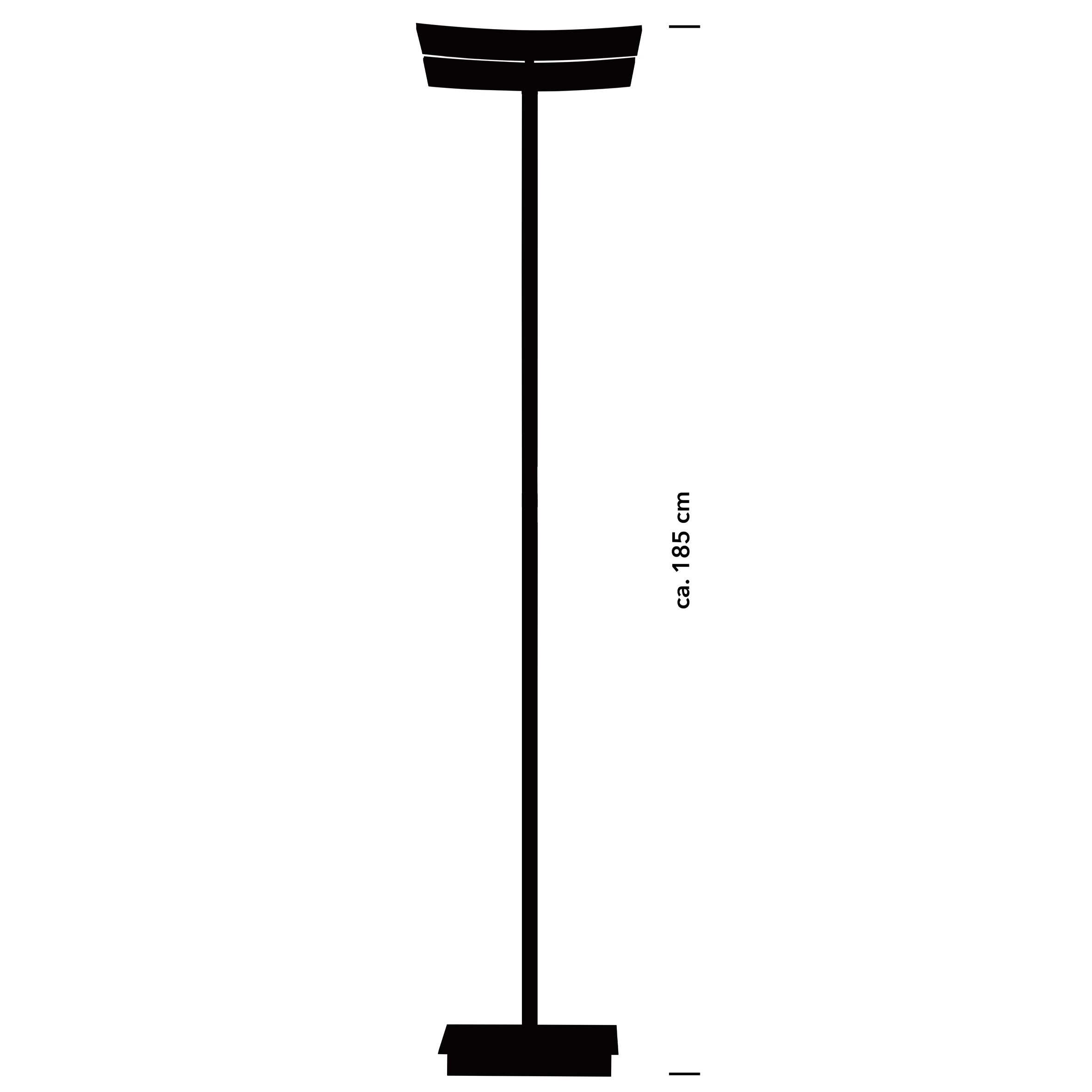 HELL höllisch gutes Licht LED Stehlampe »ANDY« LED-Modul 1 Stk. warmweiß - kaltweiß Tastdimmer, CCT