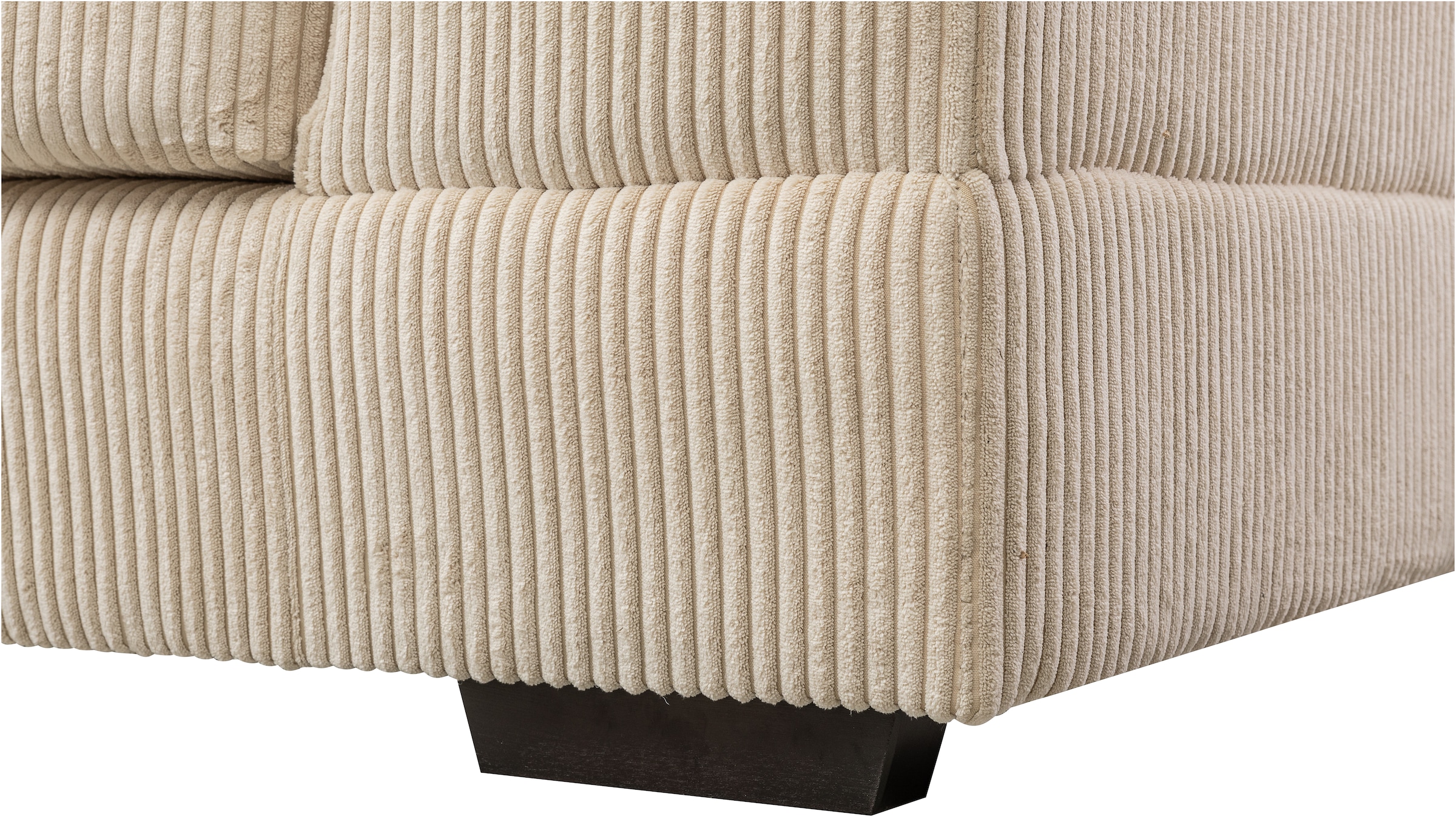WERK2 Ecksofa »Eldorado L-Form«, Design Ecksofa, besonders weicher Sitzkomfort, extra breite Ottomane