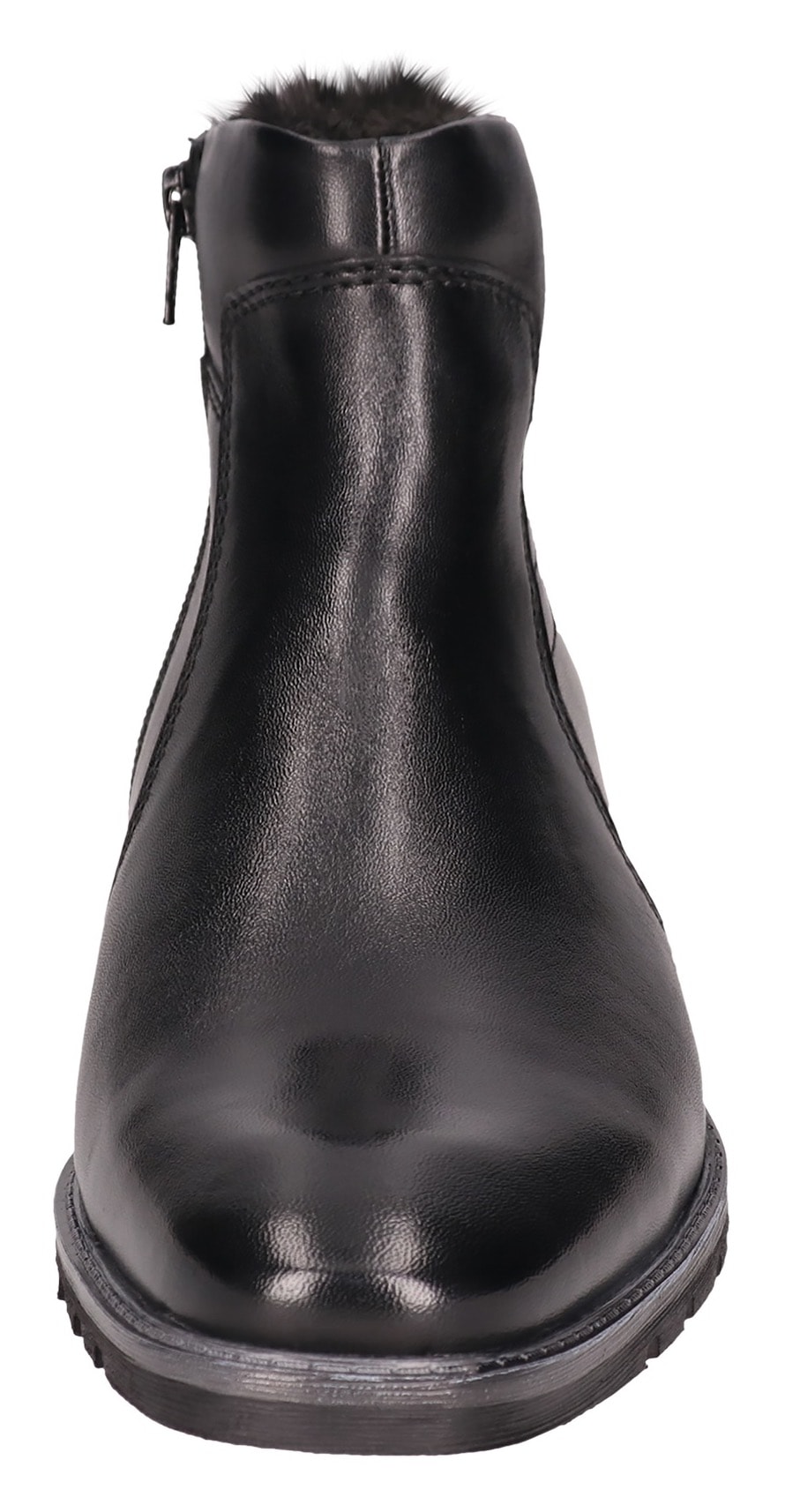 bugatti Westernstiefelette, Stiefelette, Business Schuh mit Warmfutter und Reißverschluss