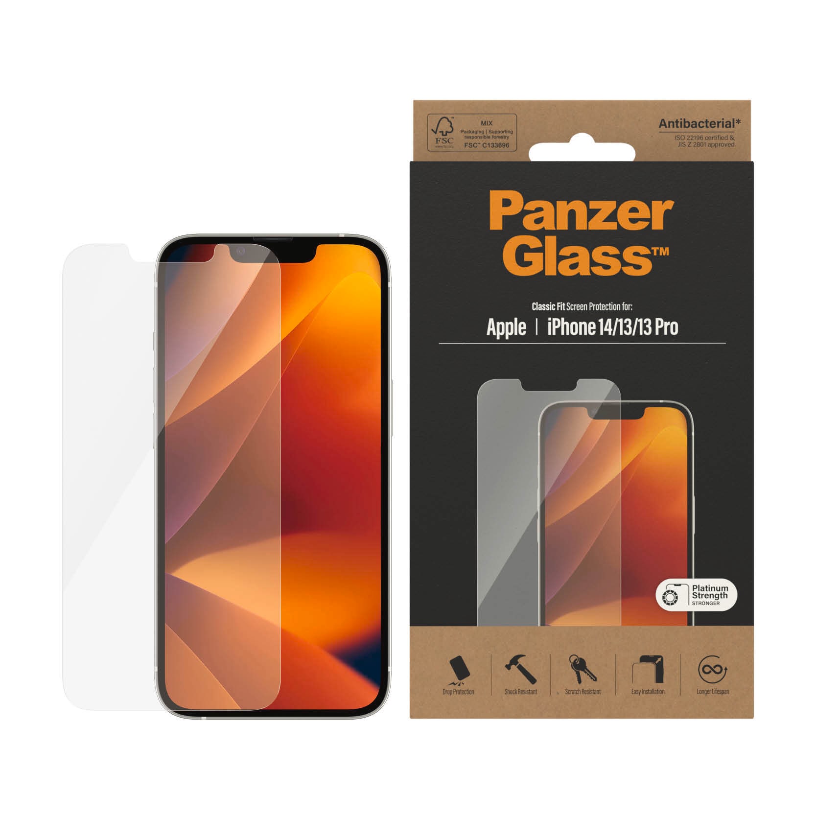 PanzerGlass Displayschutzglas »iPhone 14/13/13 Pro...