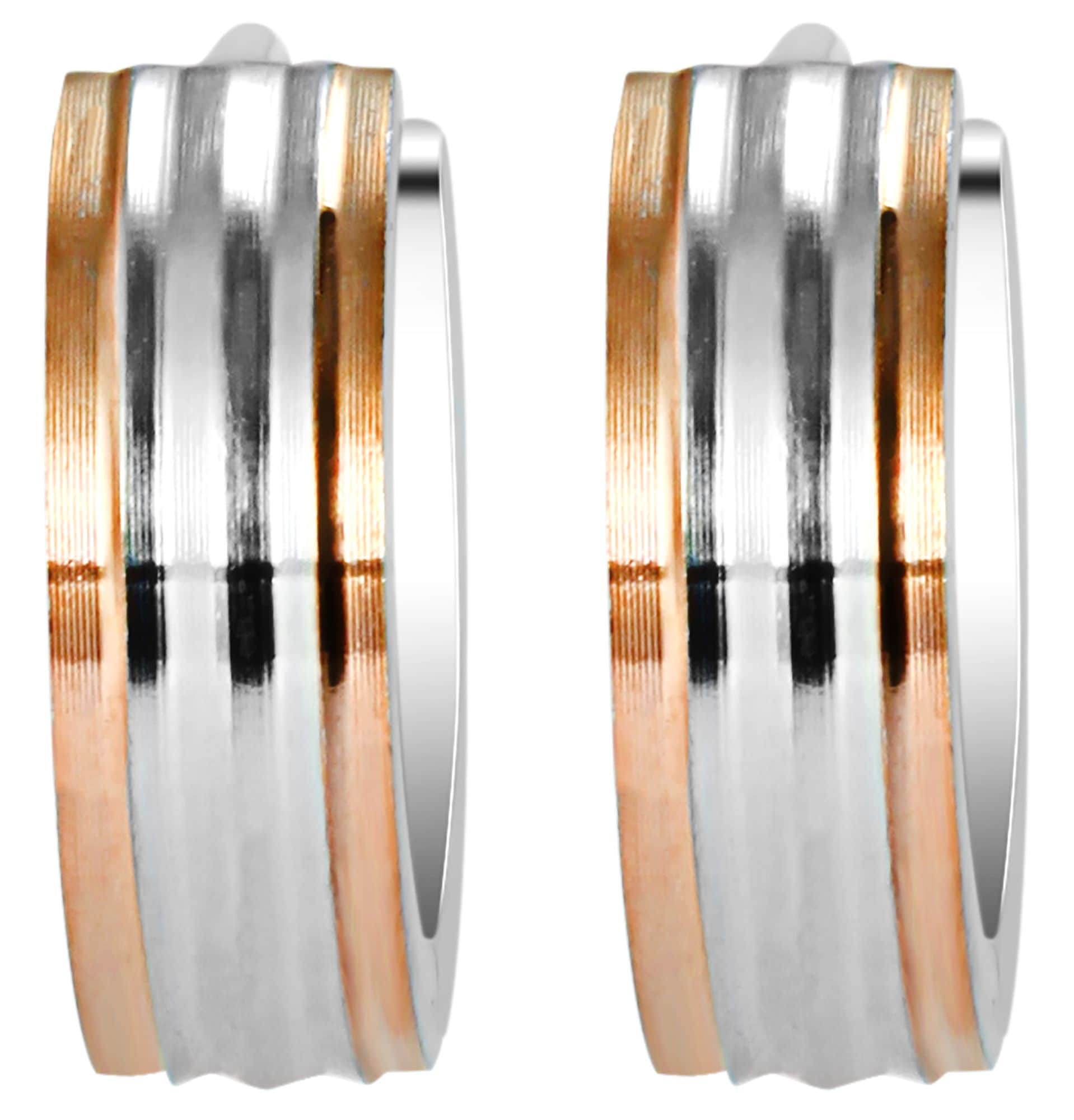 Adelia´s Klappcreolen »Damen Ohrringe – Klappcreole aus Edelstahl« Zum Verschenken – passend für viele Anlässe