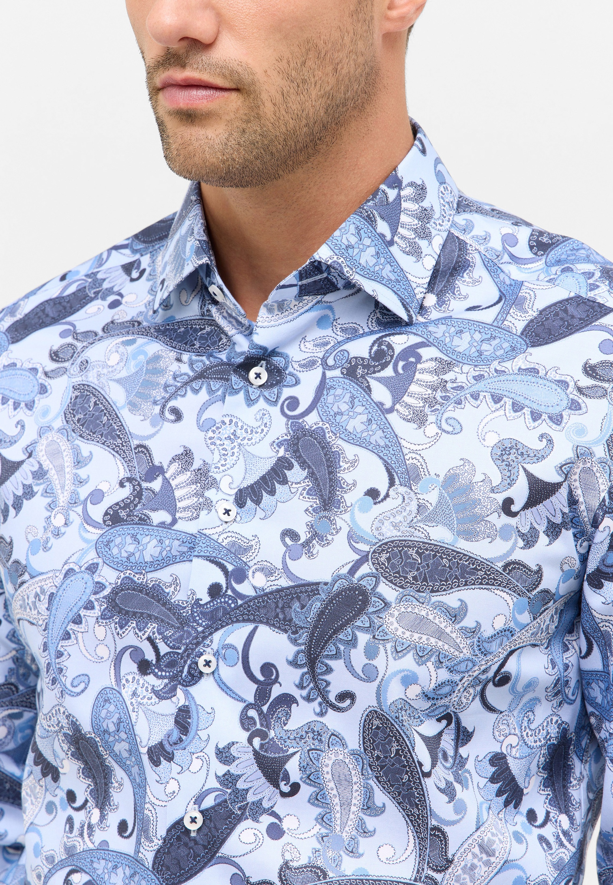 Thumbnail - Eterna Langarmhemd "MODERN FIT" NON IRON (bügelfrei)