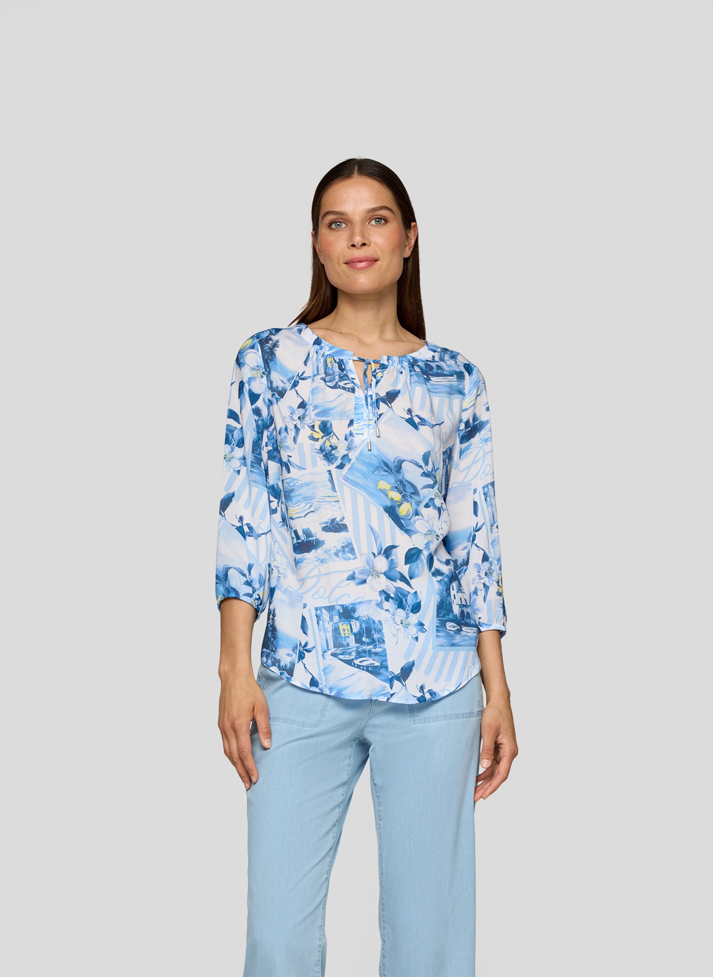 Rabe Klassische Bluse "Rabe Leichte Bluse mit Floralem-Print" günstig online kaufen