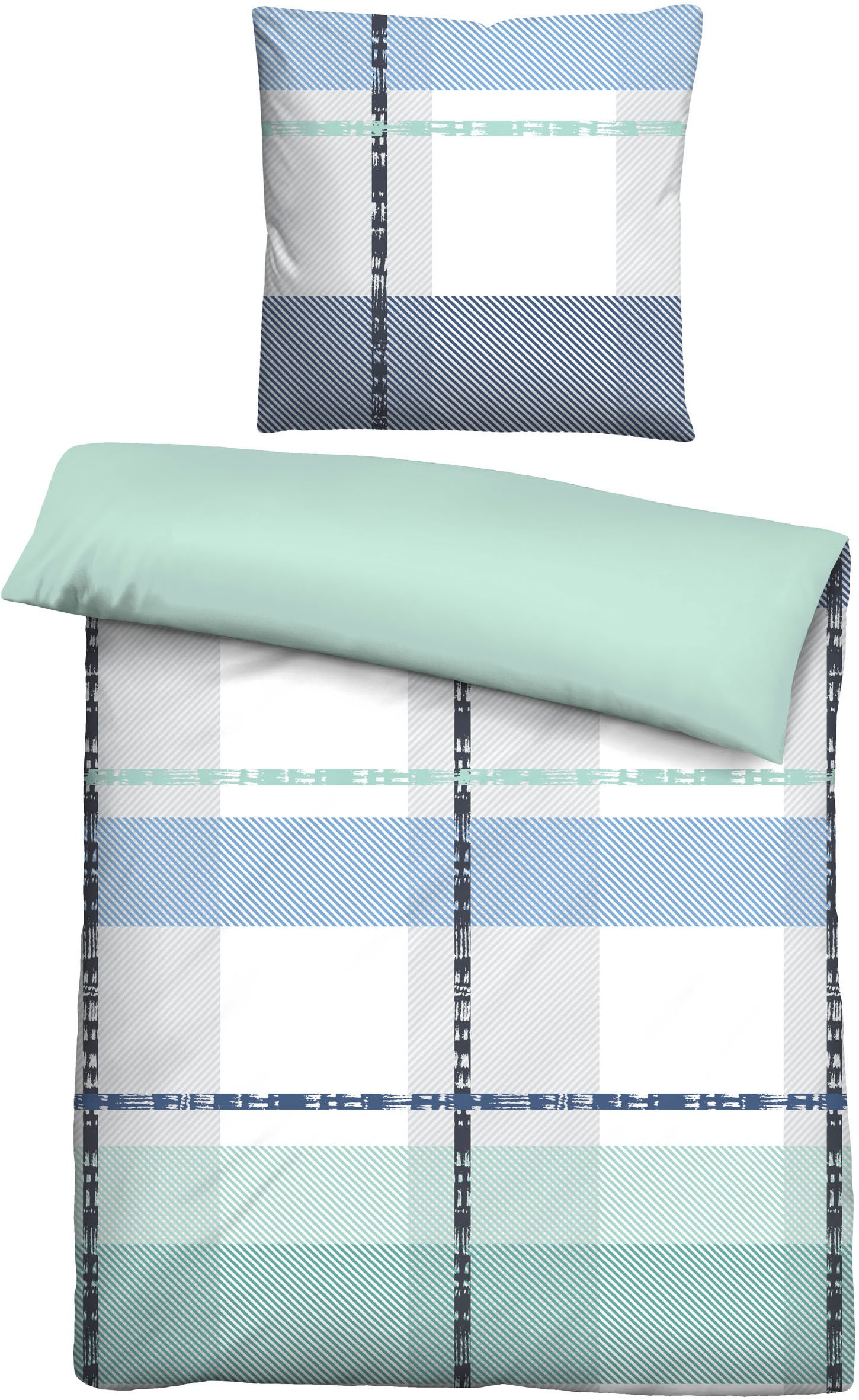 Castell - Markenbettwäsche Wendebettwäsche "0270746" 2 Stk. Cooling-Effekt günstig online kaufen