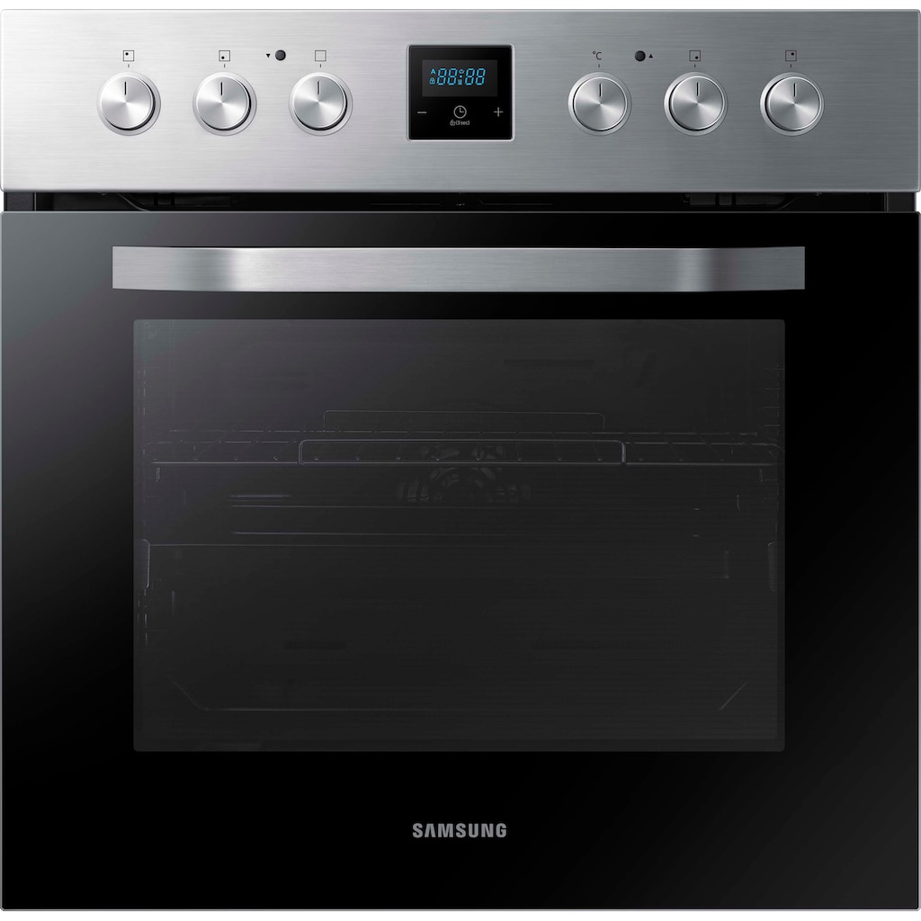 Samsung Backofen-Set »NV70N3571RS + NZ64H37075K«, NV70N3571RS/EG, mit 1-fach-Teleskopauszug, Pyrolyse-Selbstreinigung