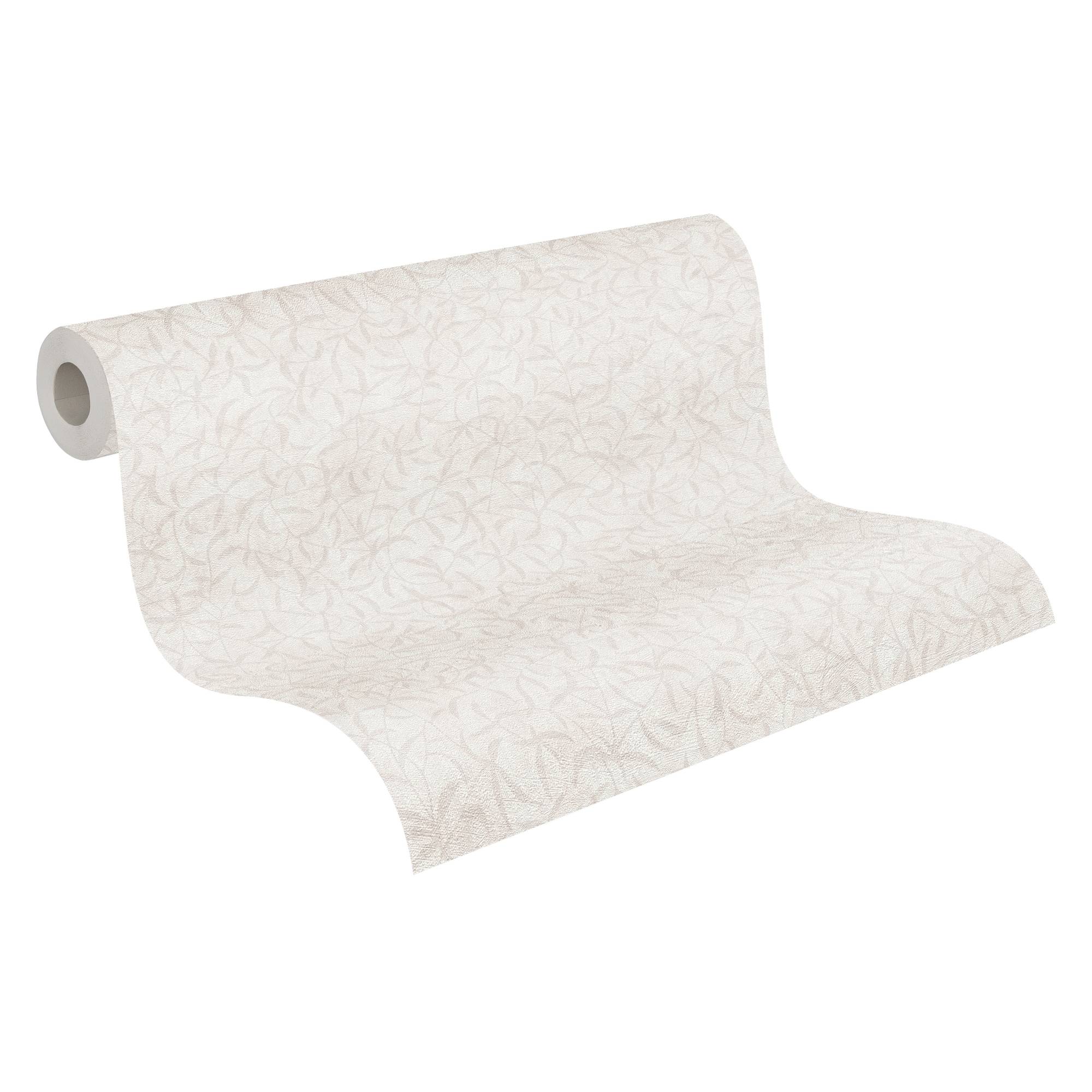 A.S. CRÉATION Vliestapete "Terra Tapete Floral", B/L: 0,53m x 10,05m, Rollen: 1, beige, Wohnzimmer, Tapeten, Landhaus-Tapete Natur Tapeten Wohnzimmer